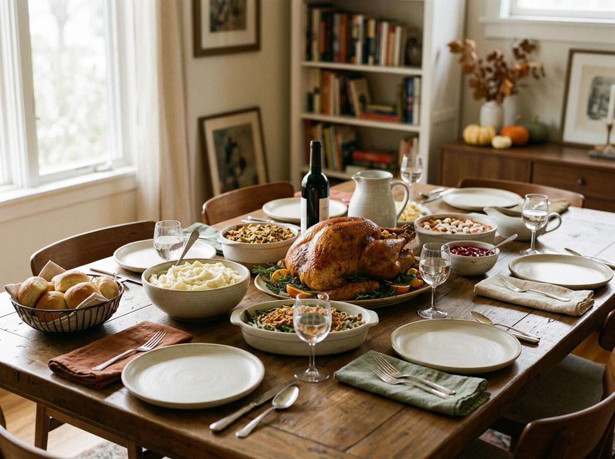 Friendsgiving : Cozy Fall Cooking Class + Comedy  Date Night