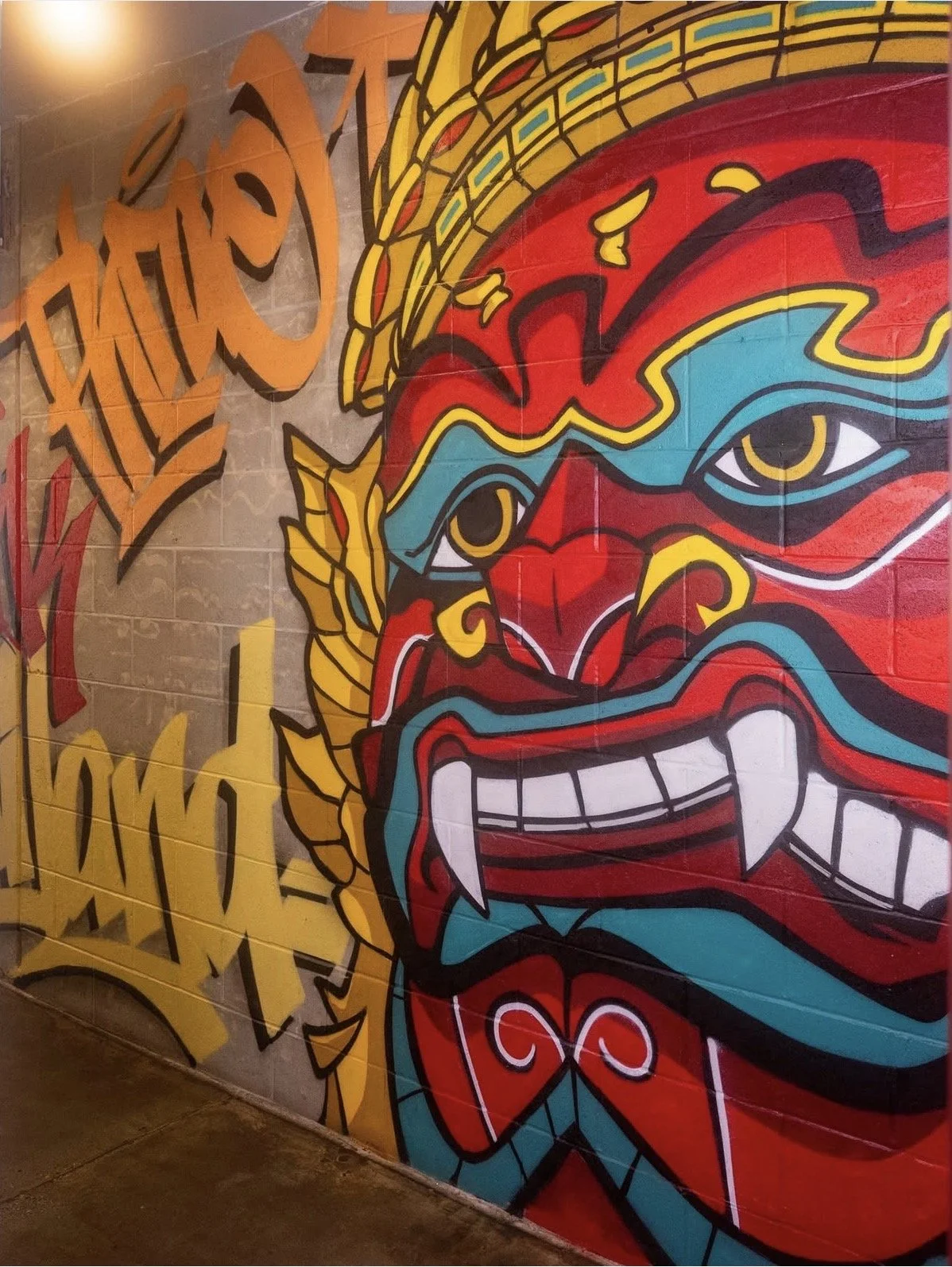 Jay Nok- Vancouver BC- Thai Restaurant Mural