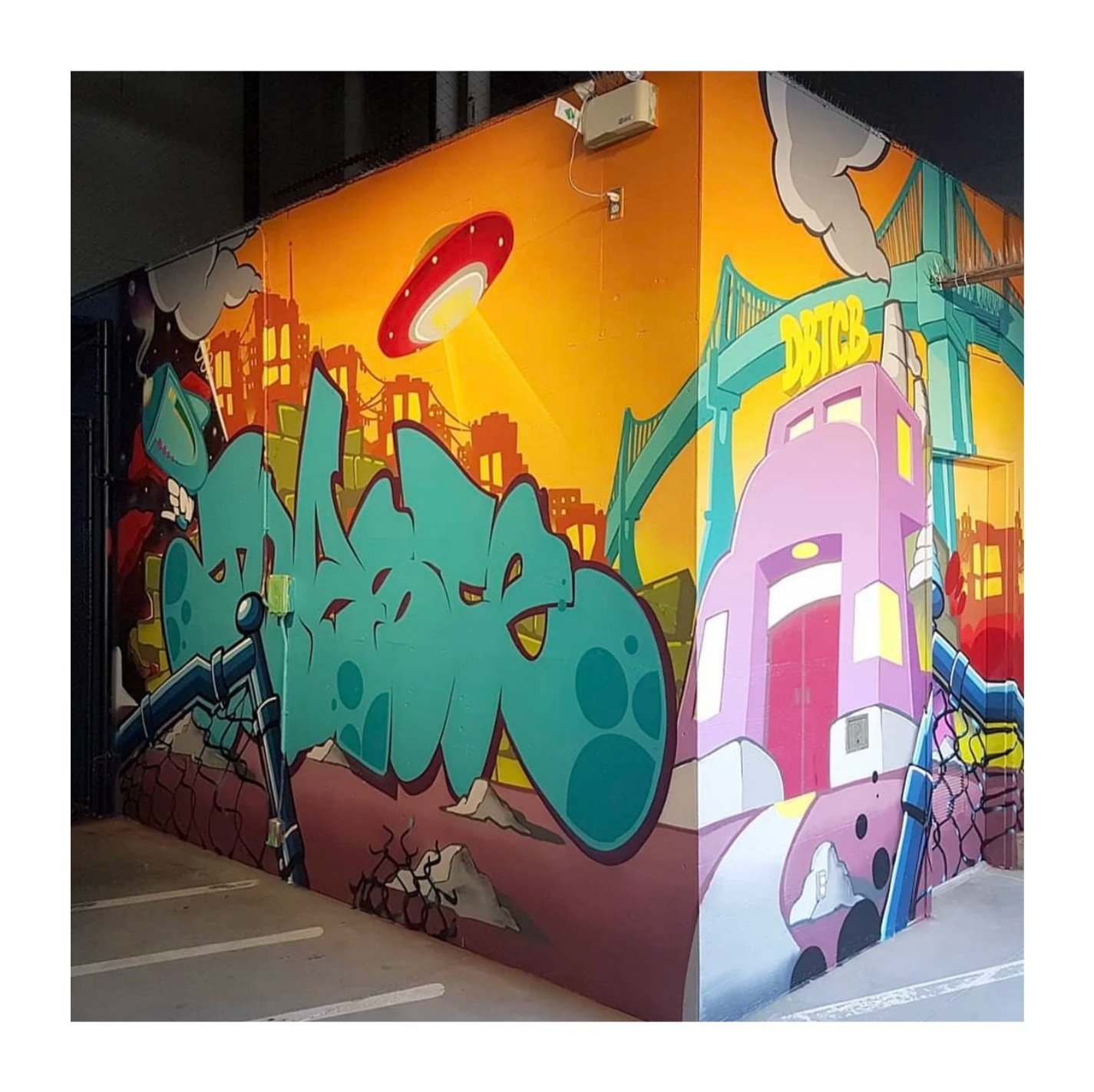 Granville Island- Vancouver BC- Exterior Mural