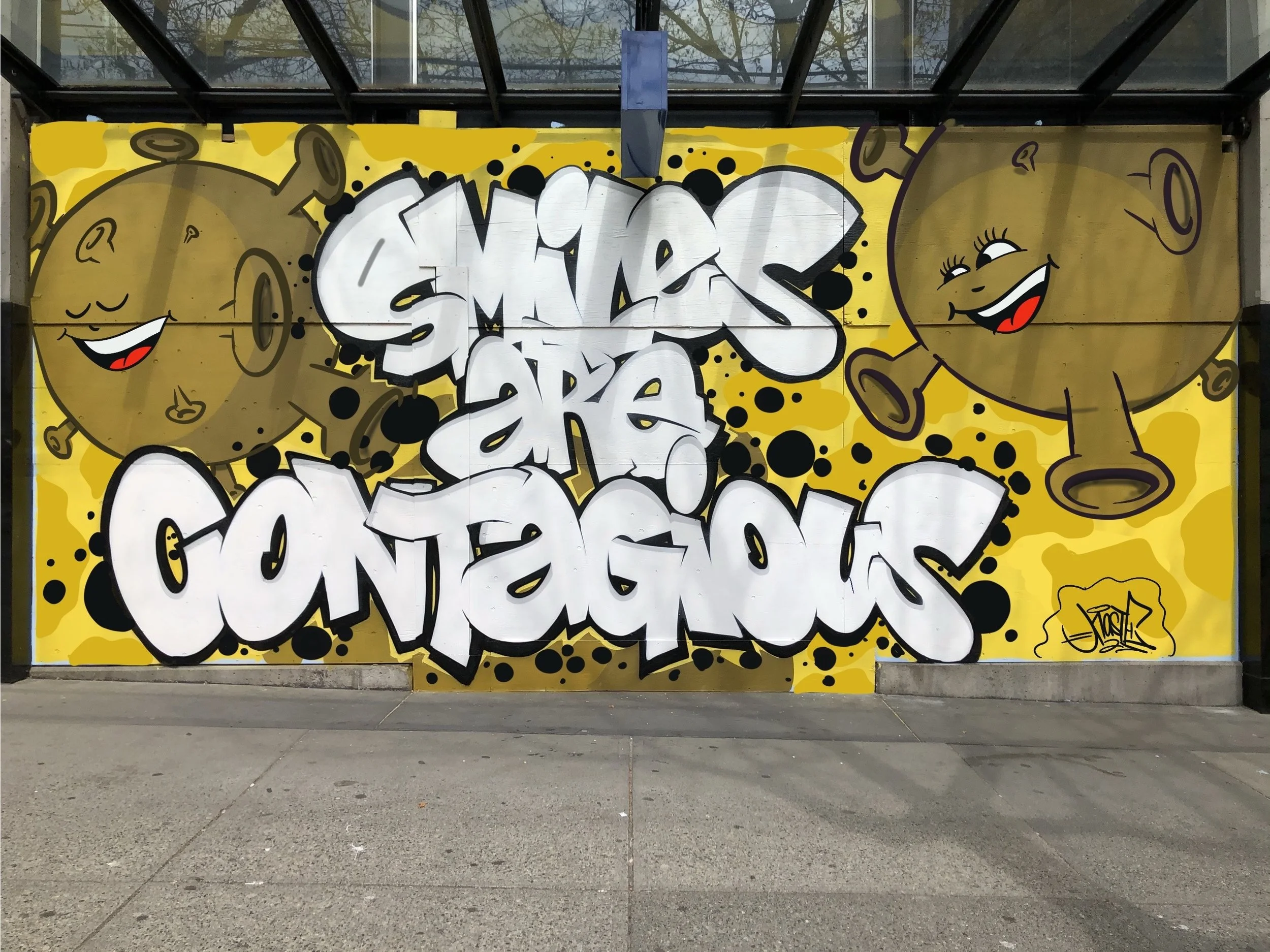 Lids Hat Shop- Downtown Vancouver- Exterior Mural