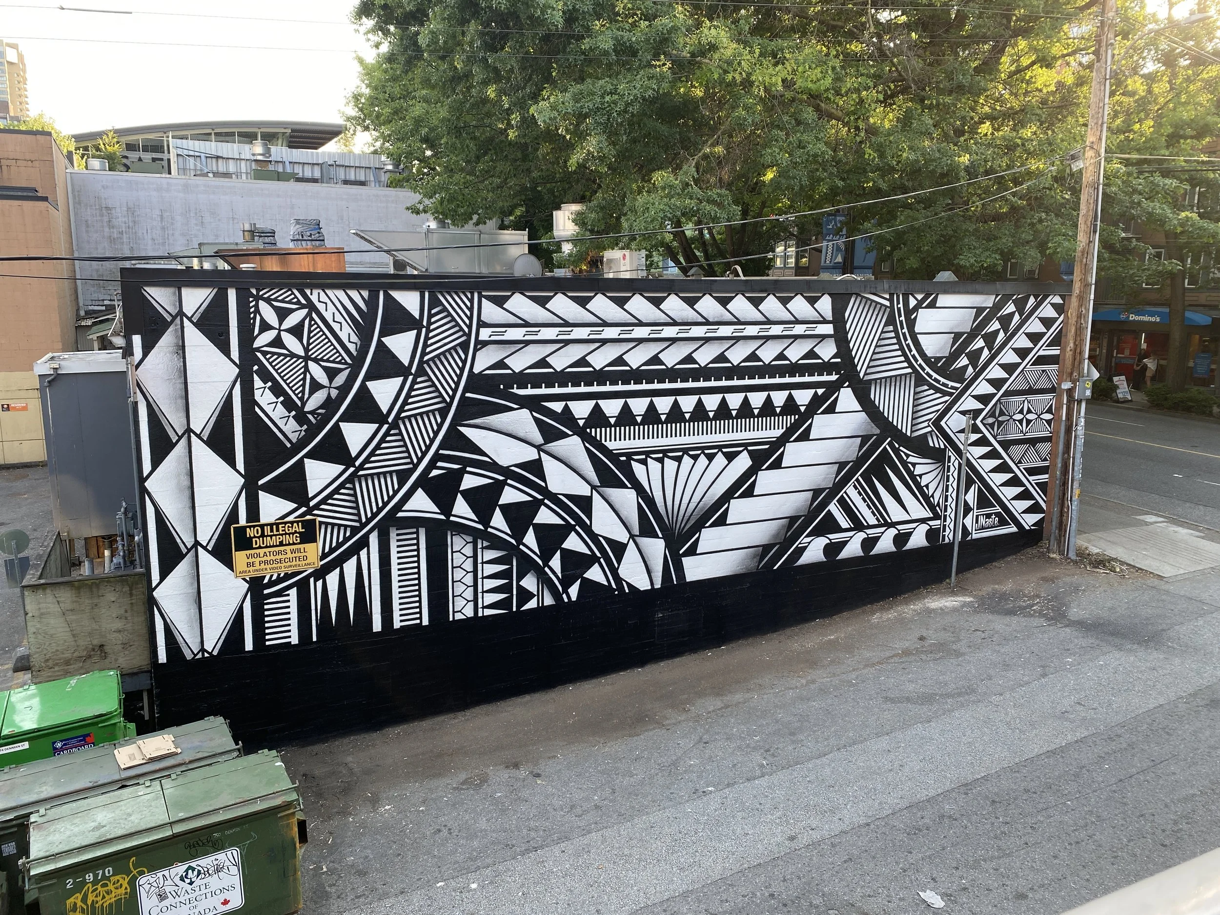 Jingle Bao Restaurant- Downtown Vancouver- Exterior Mural