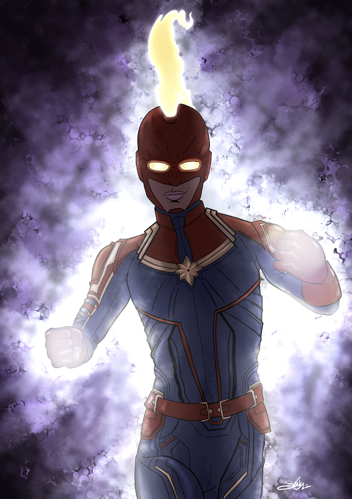 Captain Marvel, private commission