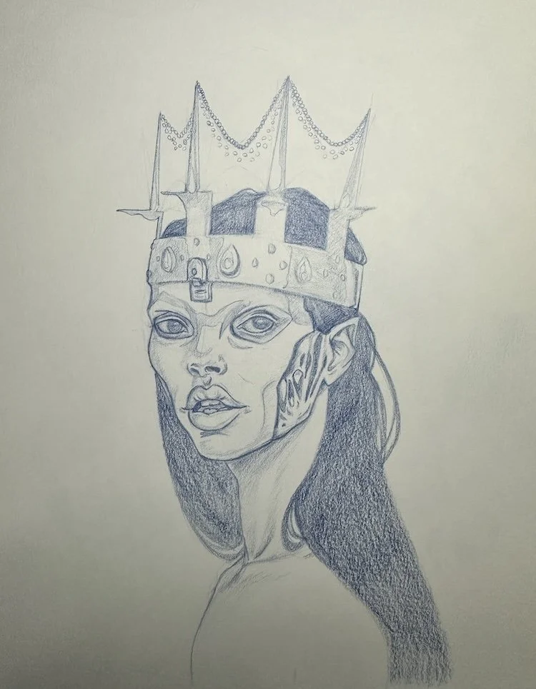 sketch book work