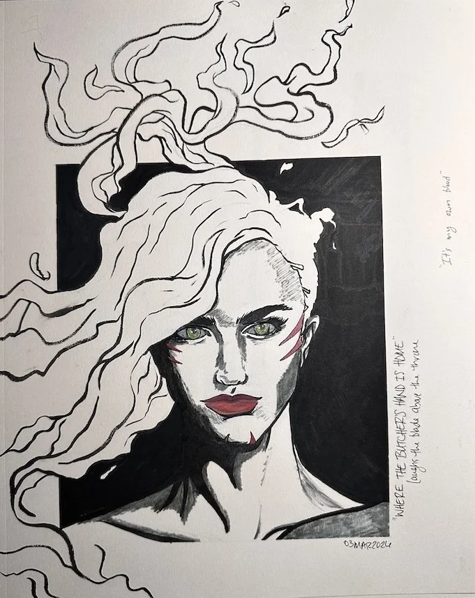 sketch book work