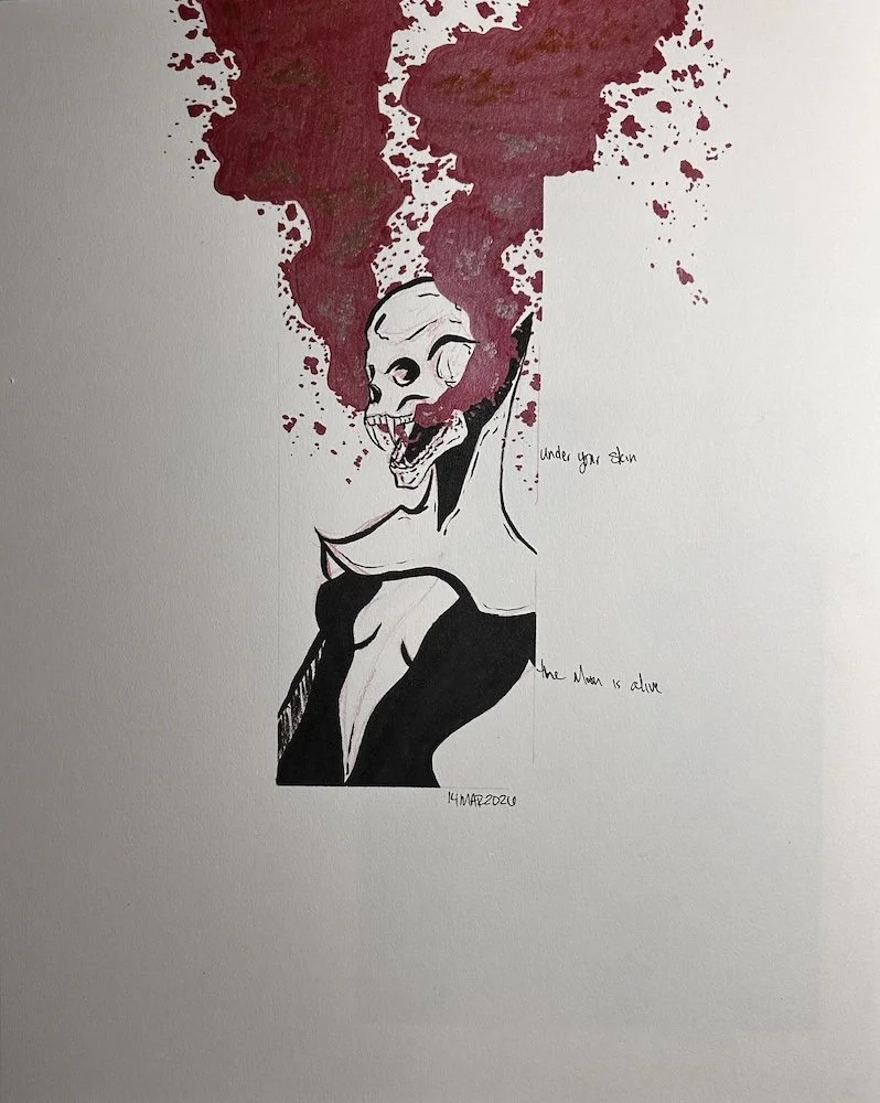 sketch book work