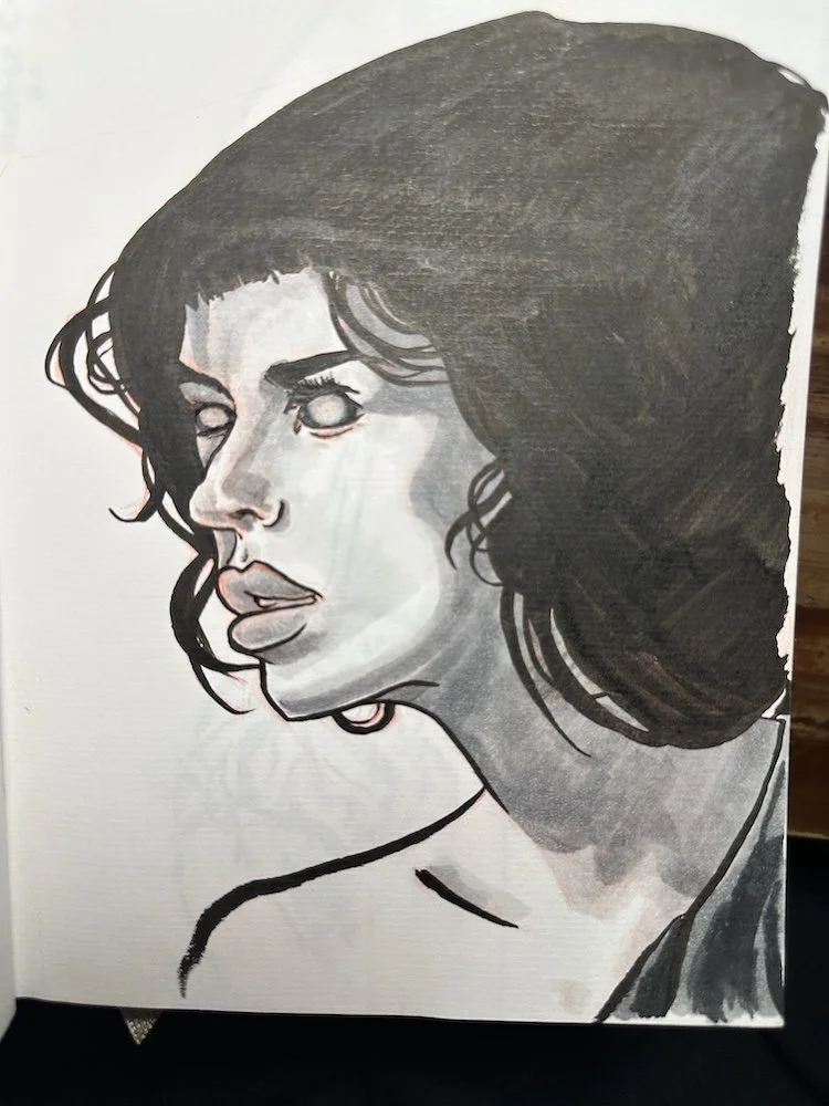 sketch book work