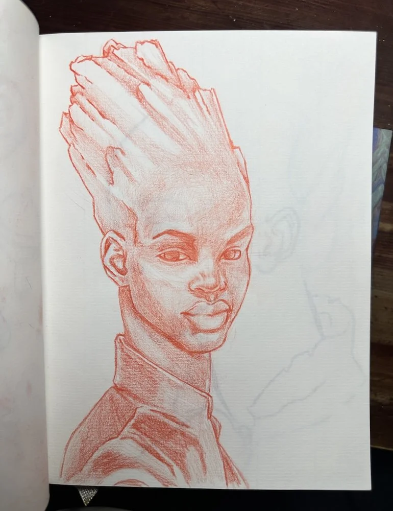 sketch book work