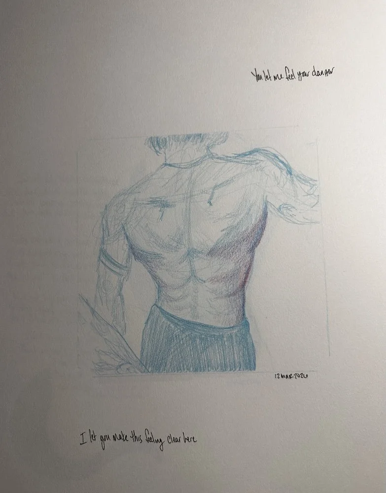 sketch book work