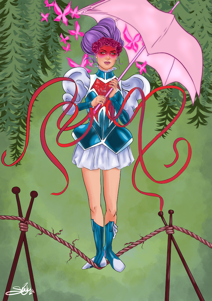 Betsy Braddock/Tightrope Girl, private commission