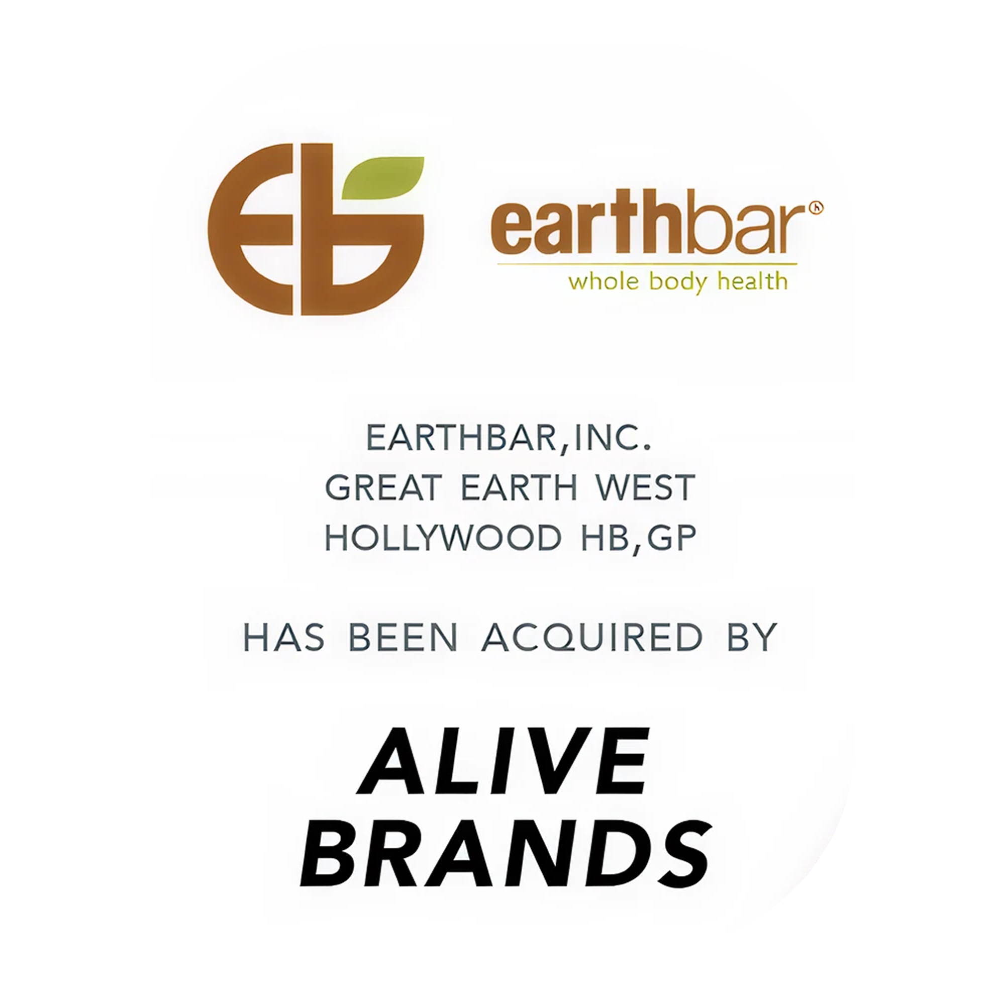 Coil Partners Announces Alive Brands Acquisition of Earthbar
