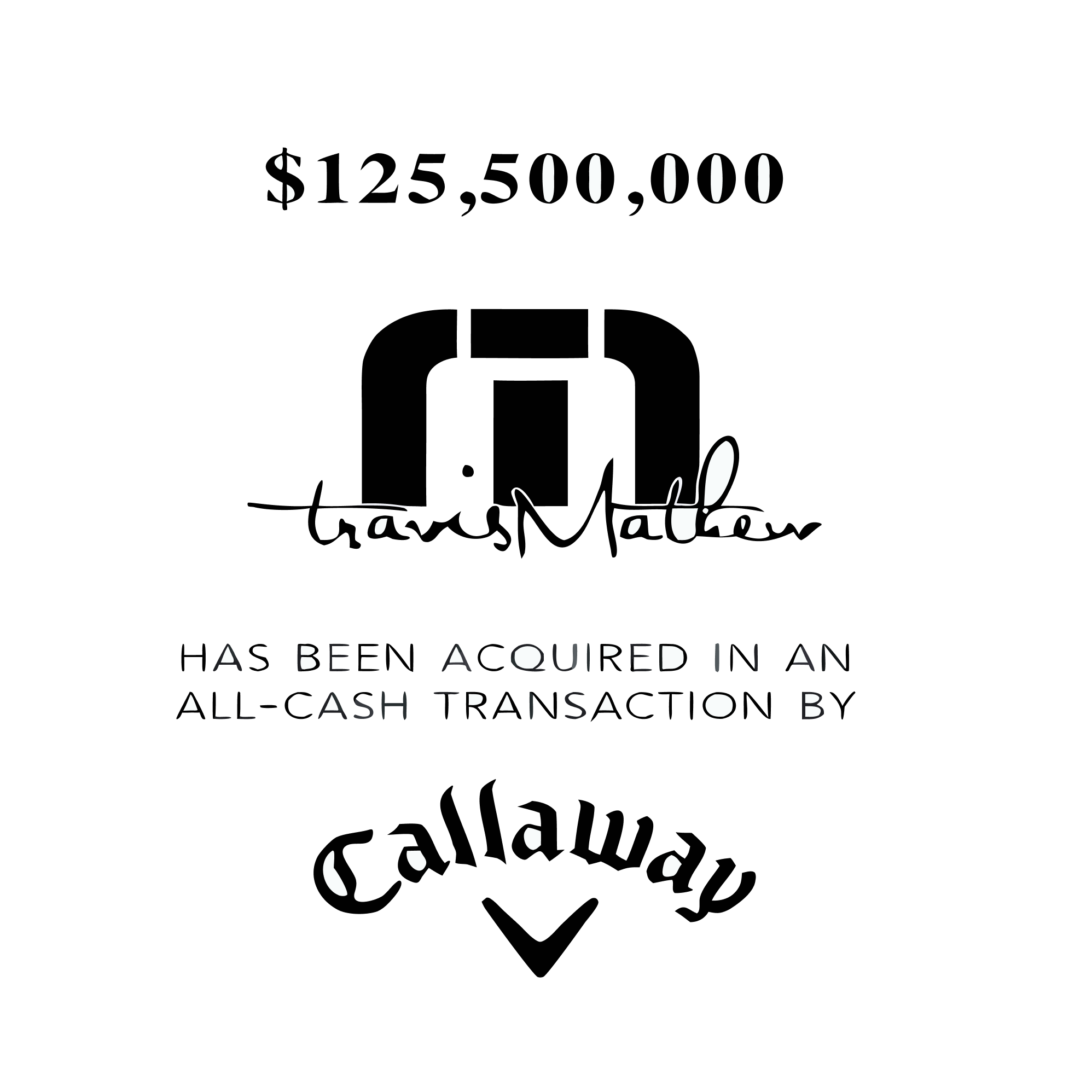 Coil Partners Announces Callaway Golf Company Acquisition of TravisMathew, LLC