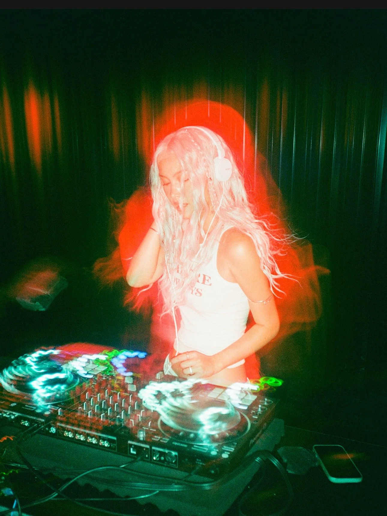 Chantelle Lee. Artist. DJ. Shot on film.