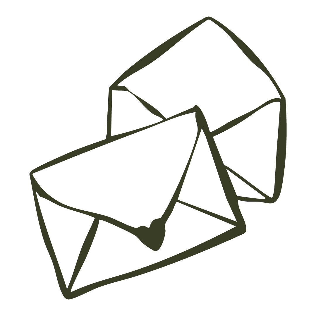 Outline drawing of a stack of rectangular and triangular-shaped boxes.