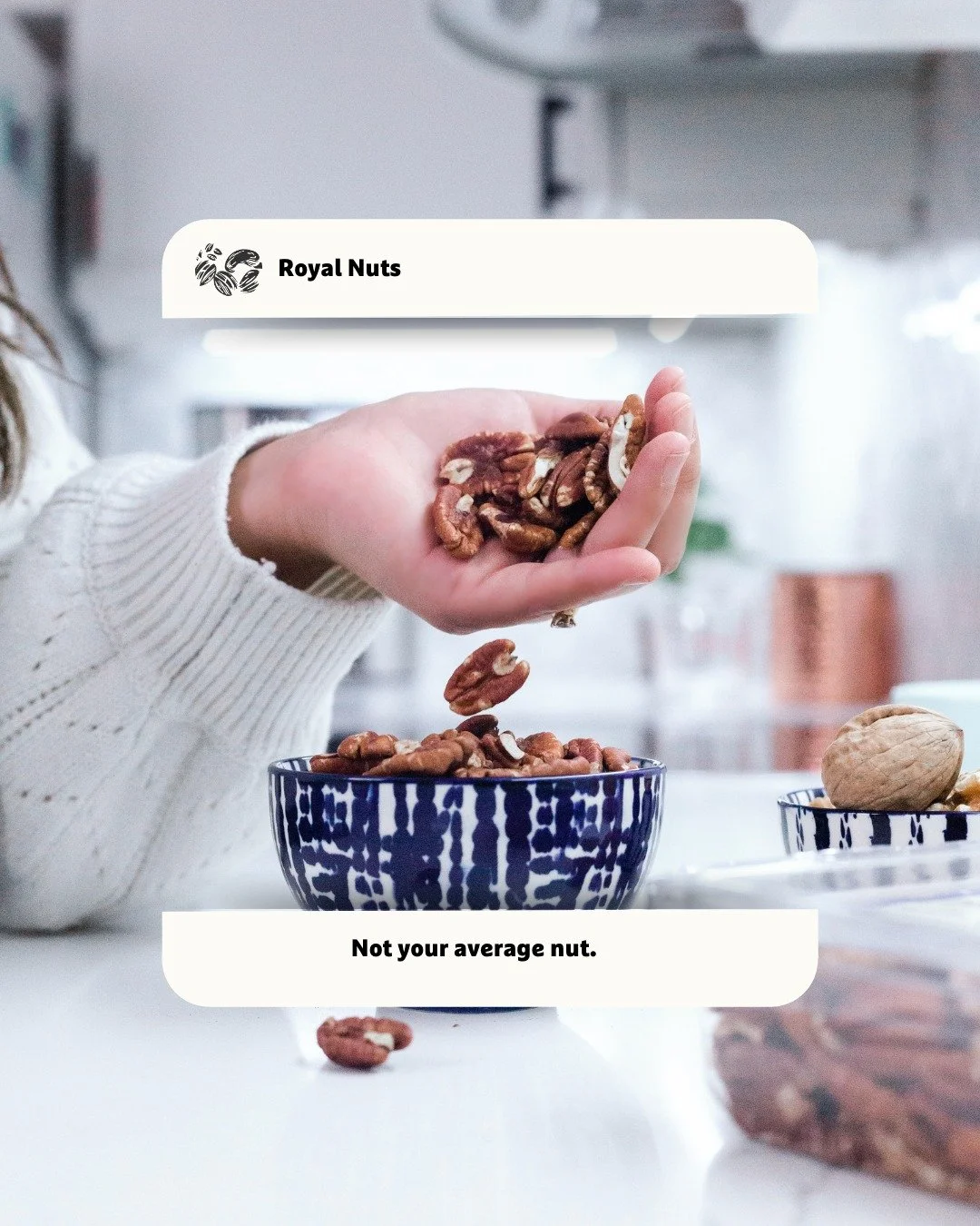Peanut-free ✅ 
Gluten-free ✅ 
Dry roasted to perfection ✅ 

Your taste buds will bow down to this crunch. 

Perfect for work, travel, or binge... watching your fave shows.

💥 Available on Amazon. Snack like you deserve, today!

#RoyalNuts #HealthySn