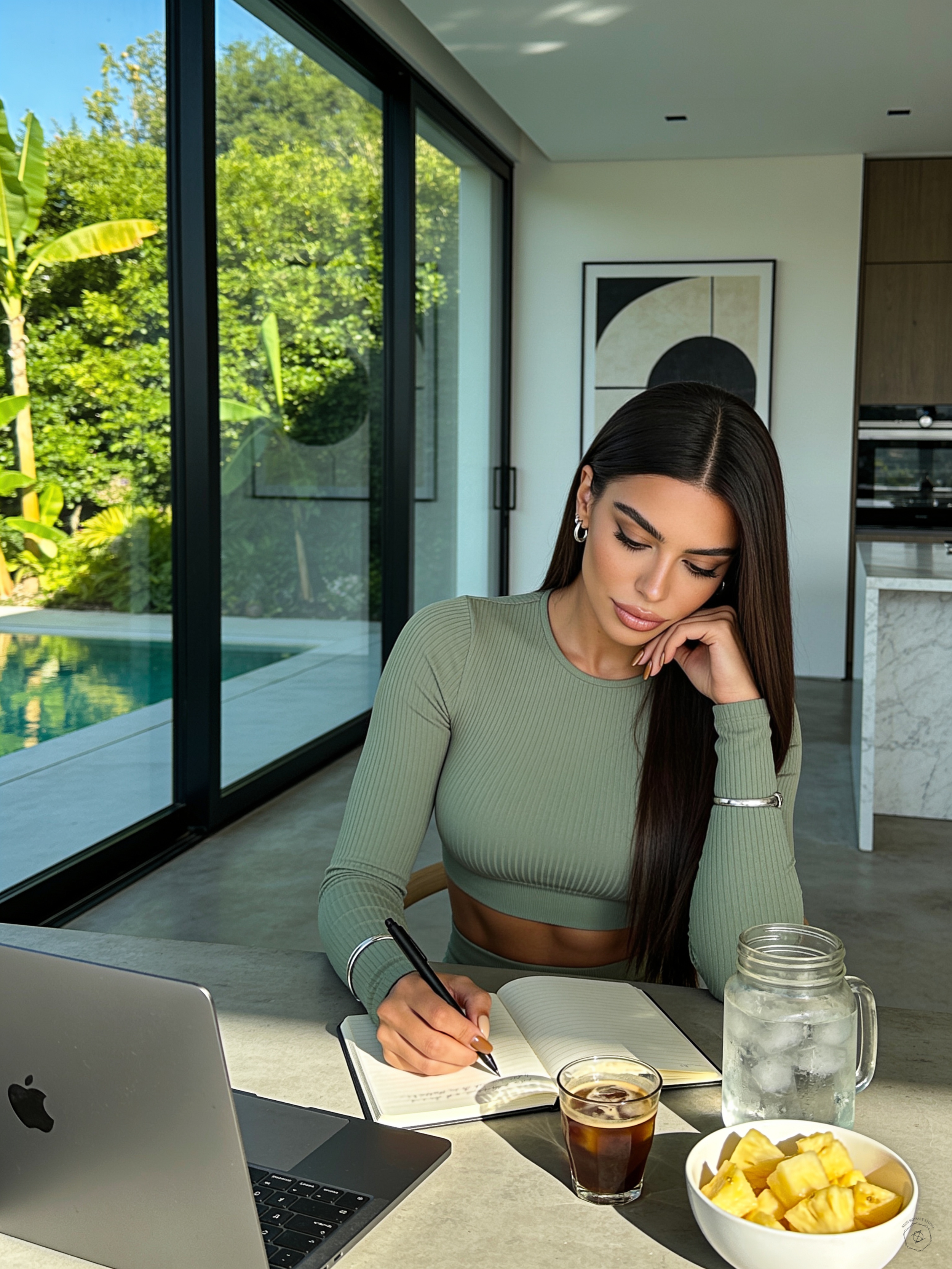 Soft luxury workspace