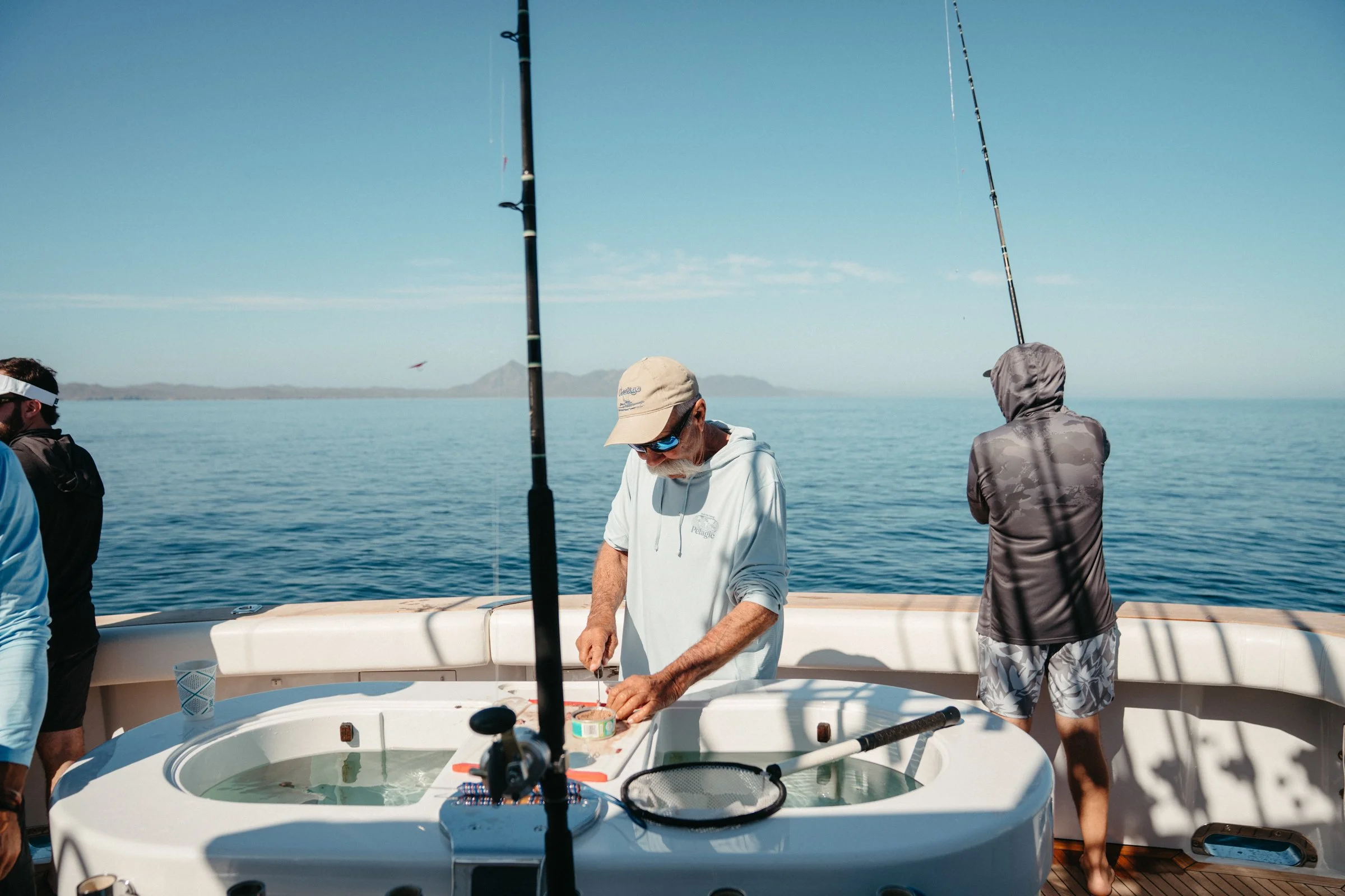 Larry is not the type of boat owner whose afraid to get his hands dirty.