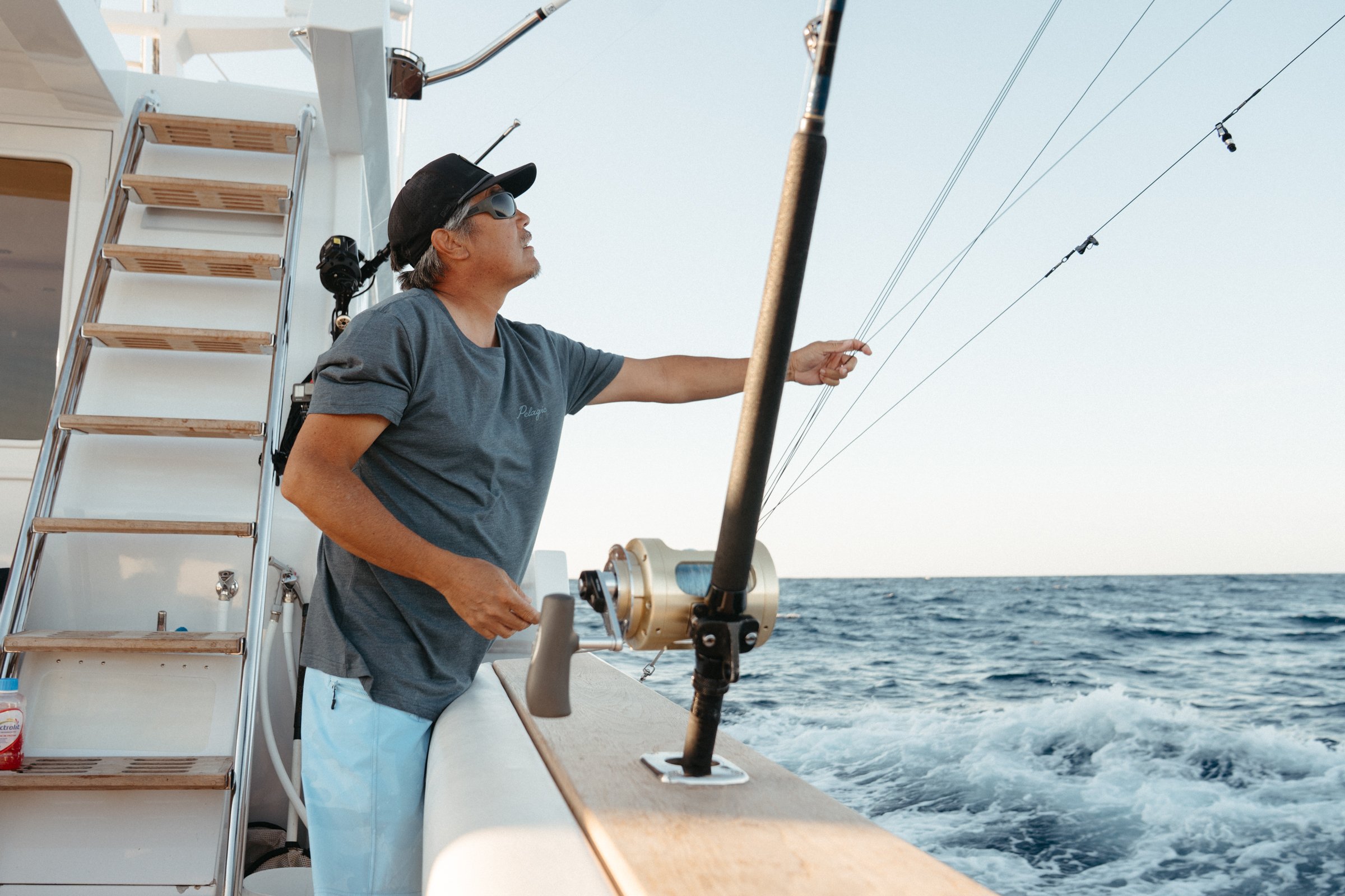Jeremiah, out of the galley and prepping gear