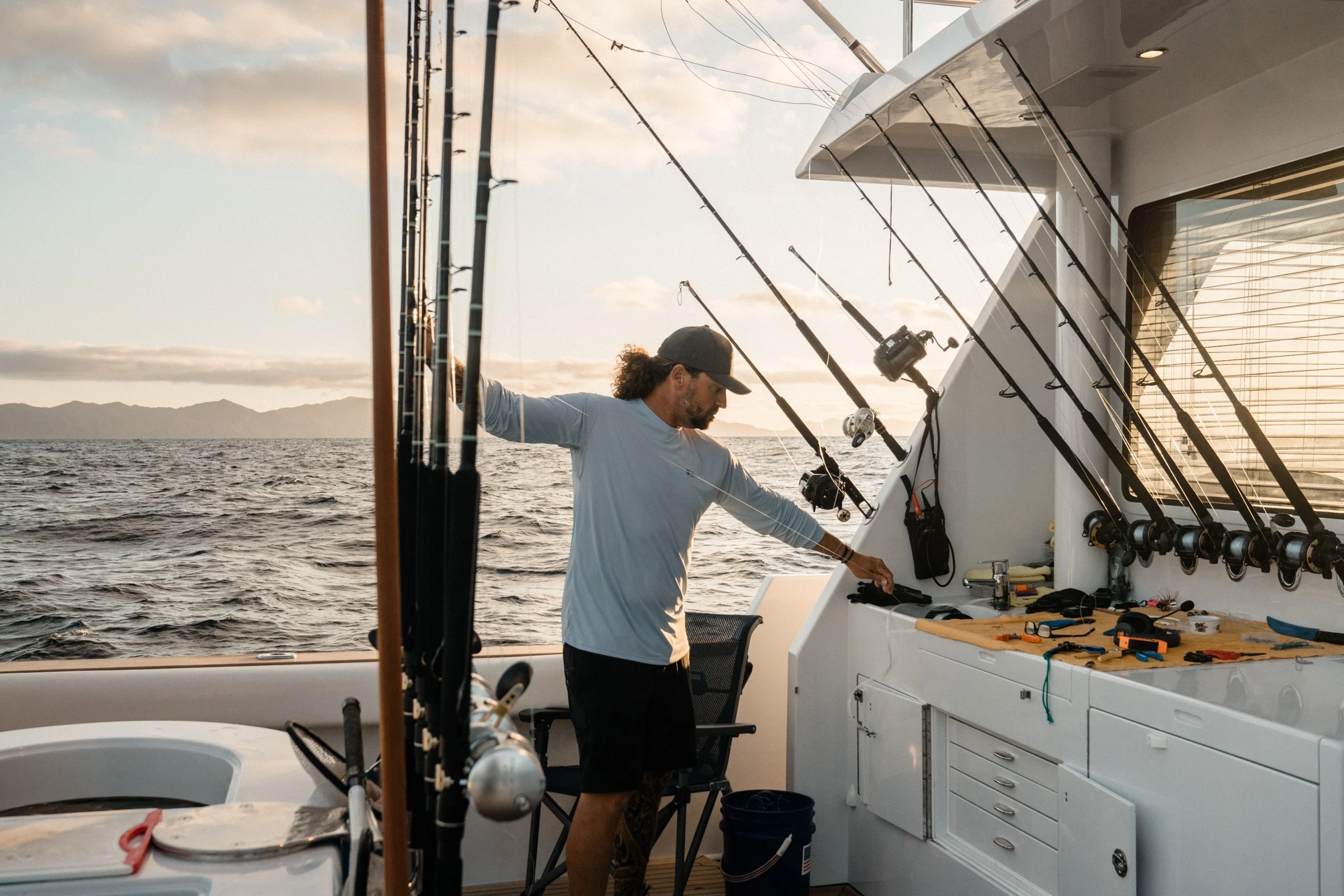 A bit of calm and preparation before the marlin mayhem.