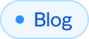 Blue button with the word 'Blog' and a bullet point