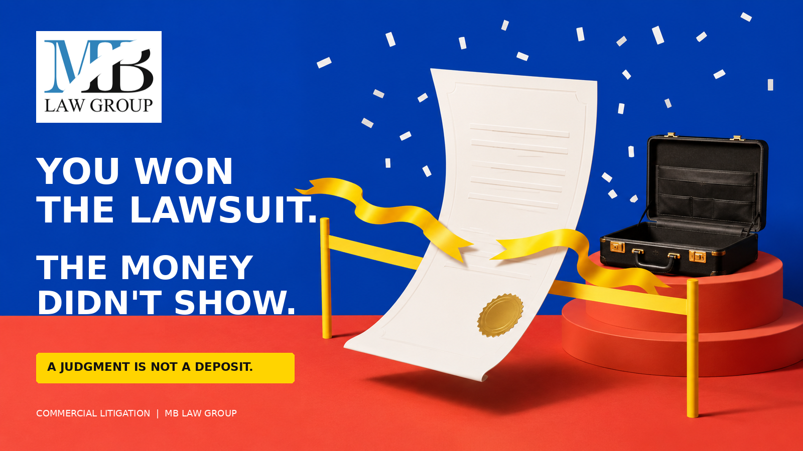 You Won the Lawsuit. The Money Didn't Show.