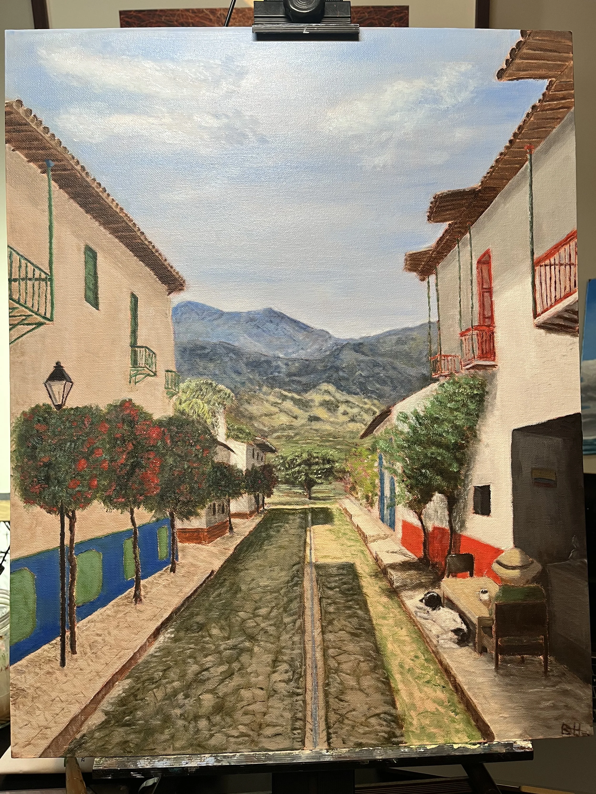 Streets of Jerico - 16X20 oil on linen 