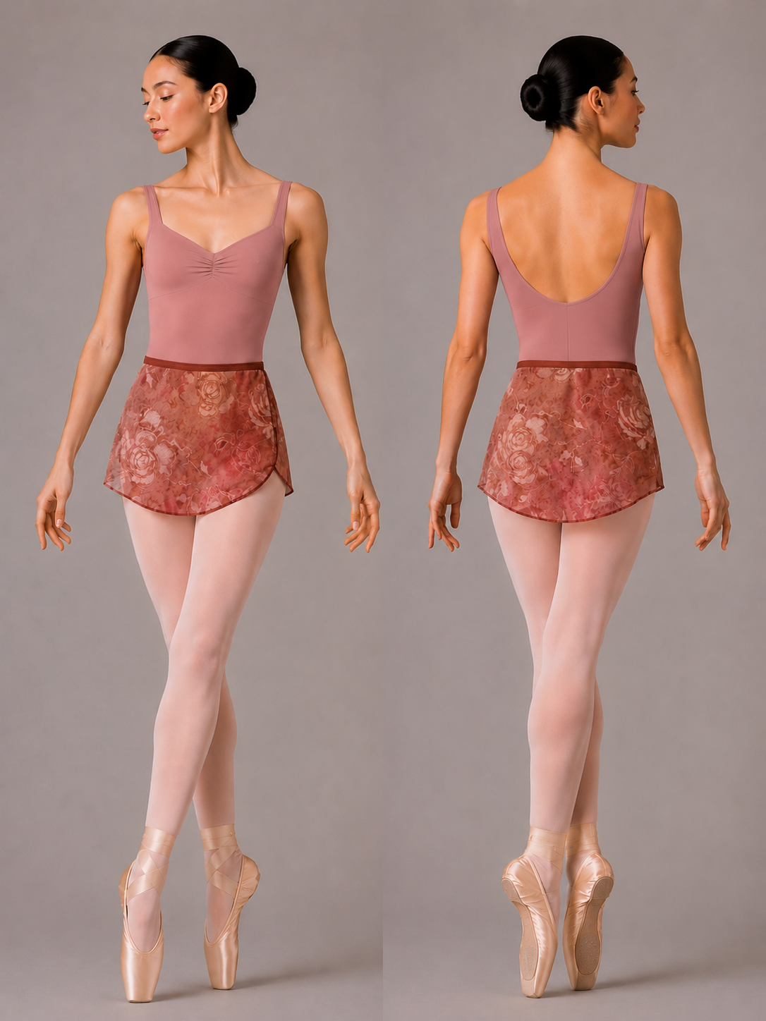 Rosewood Bloom Ballet Skirt Designed by Tutu Tout Le Monde