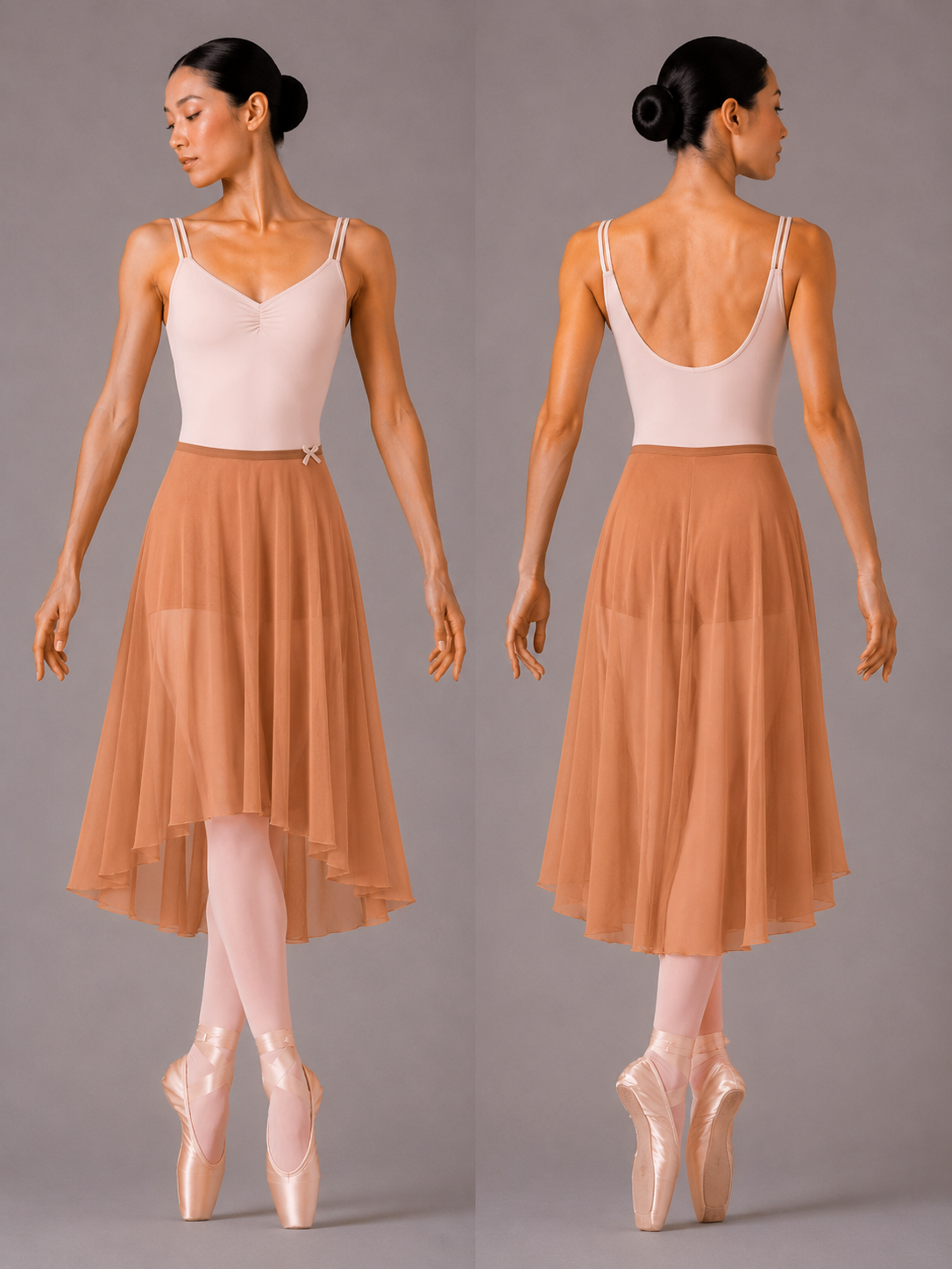 Terracotta Whisper ( Long) Ballet Skirt  Designed by Tutu Tout Le Monde