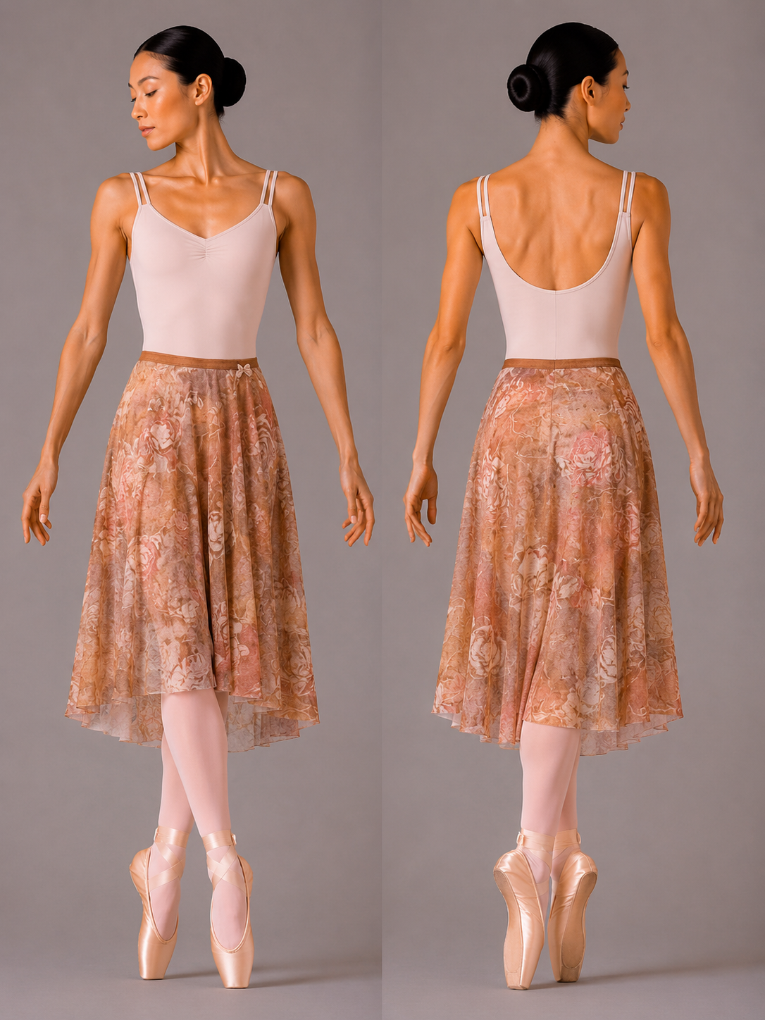 Rusted Roses ( Long) Reverie Rehearsal Skirt Designed by Tutu Tout Le Monde
