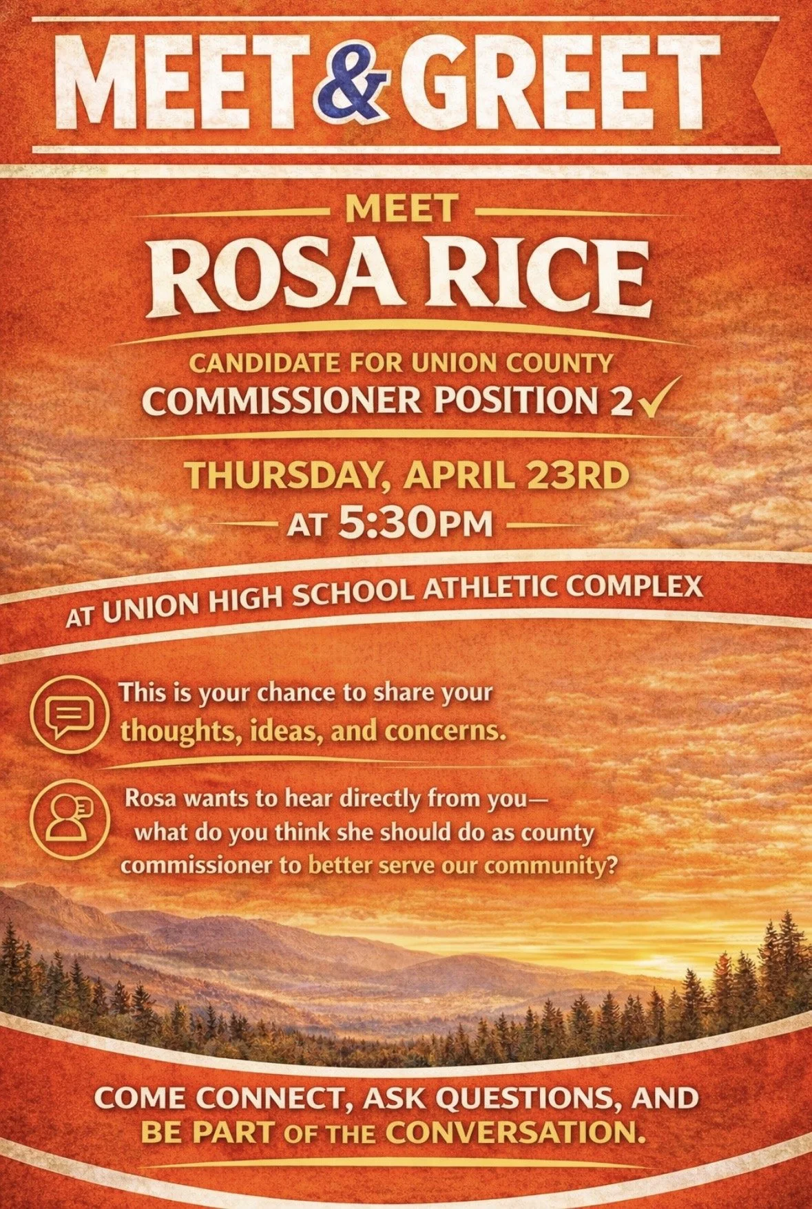 Meet &amp; Greet with Rosa Rice