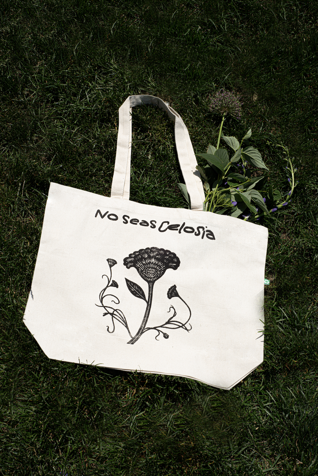 No Sea Celosia Market Tote - Black