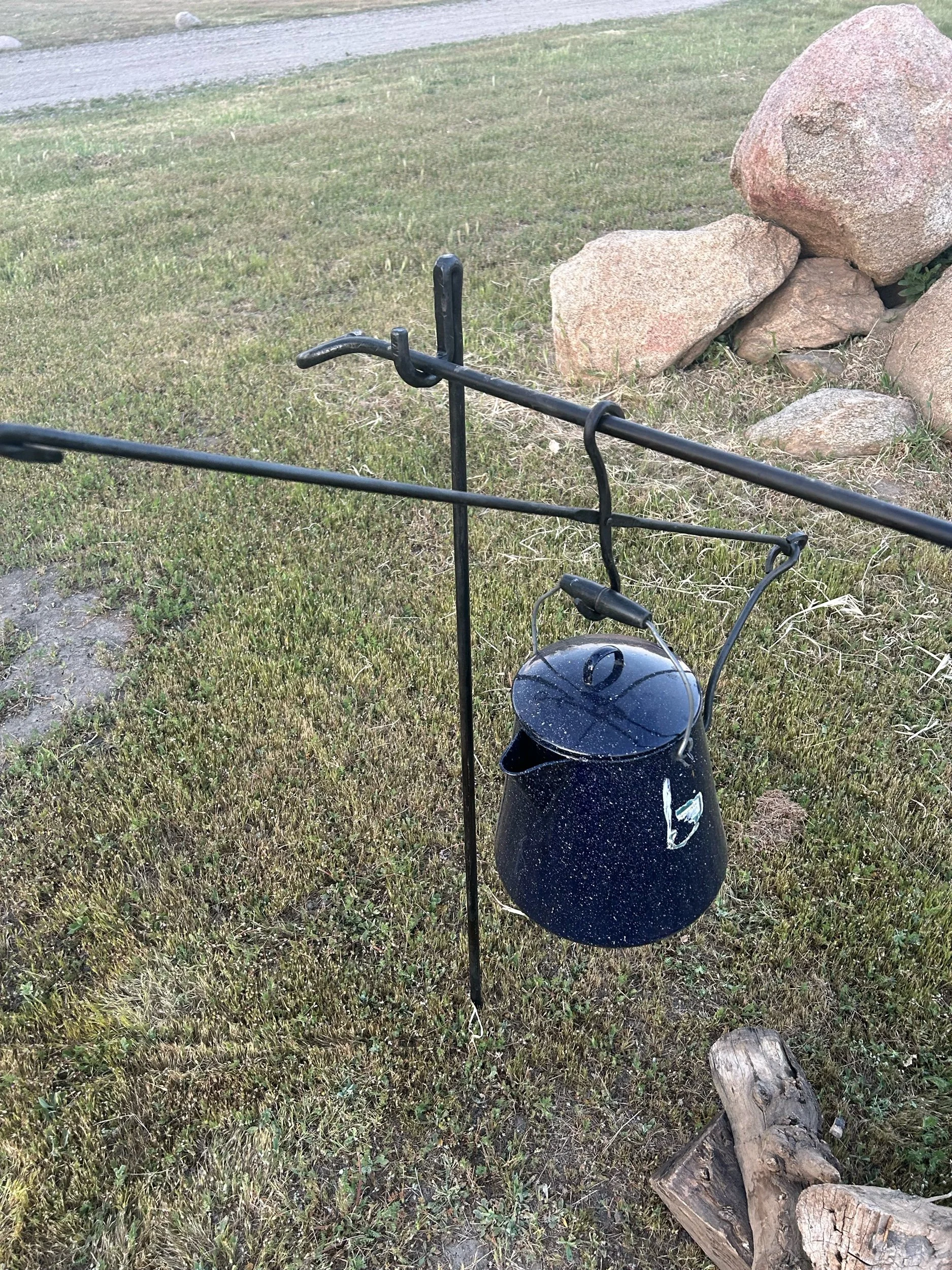 Cowboy Coffee Pot Server