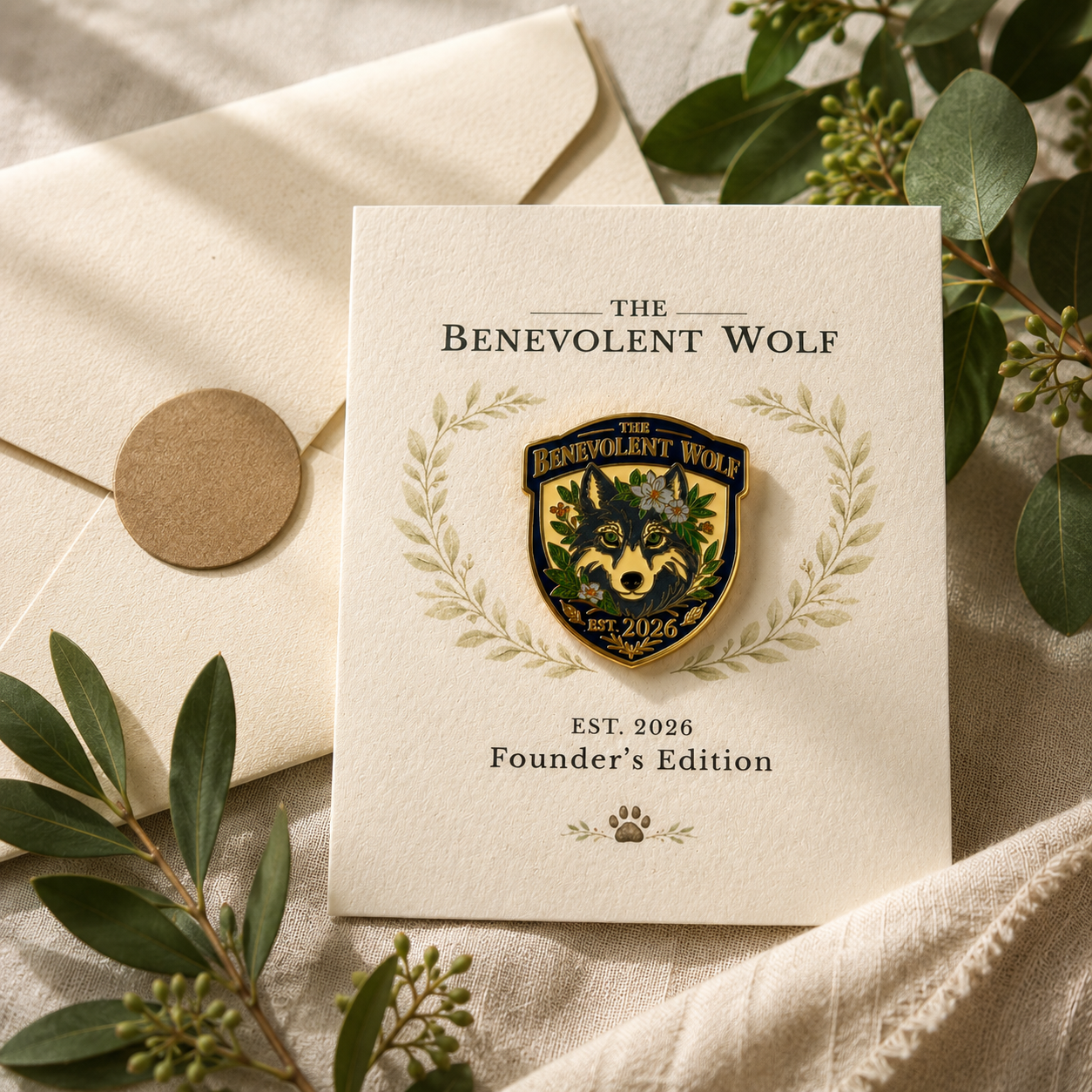 The Benevolent Wolf Founder's Pin 2026 *Limited Edition*