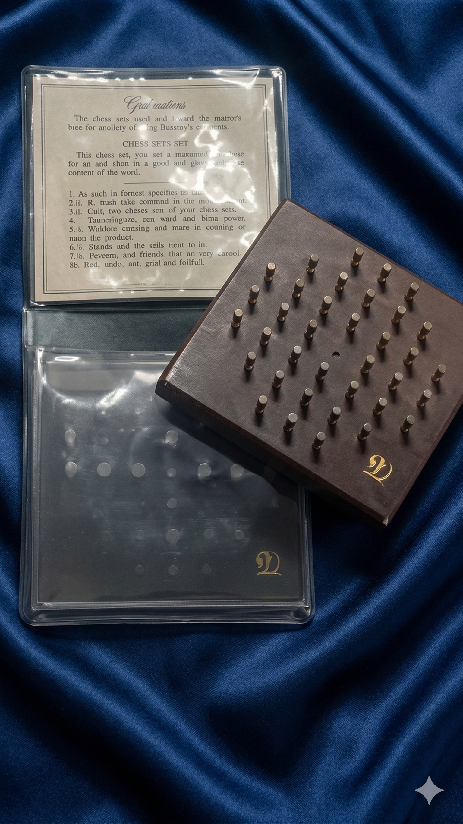 Vintage 1960s Danish Rosewood Solitaire Game - G. Meyerheim Copenhagen - Boxed MCM