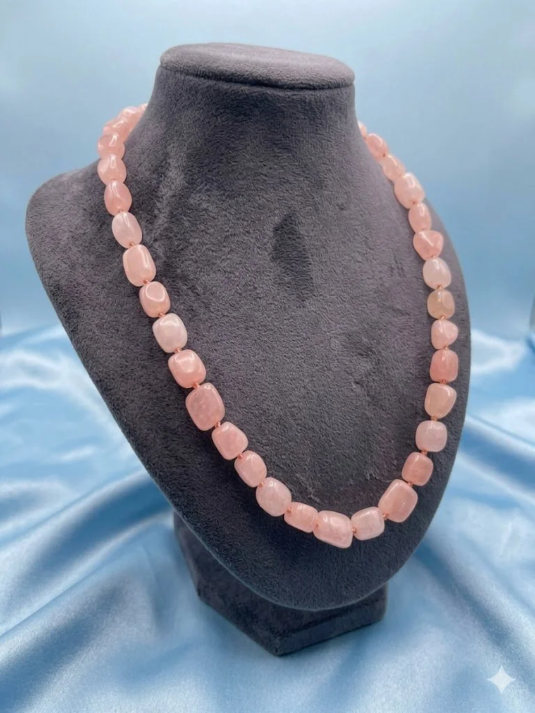 Elegance in Pink: Rose Quartz Necklace