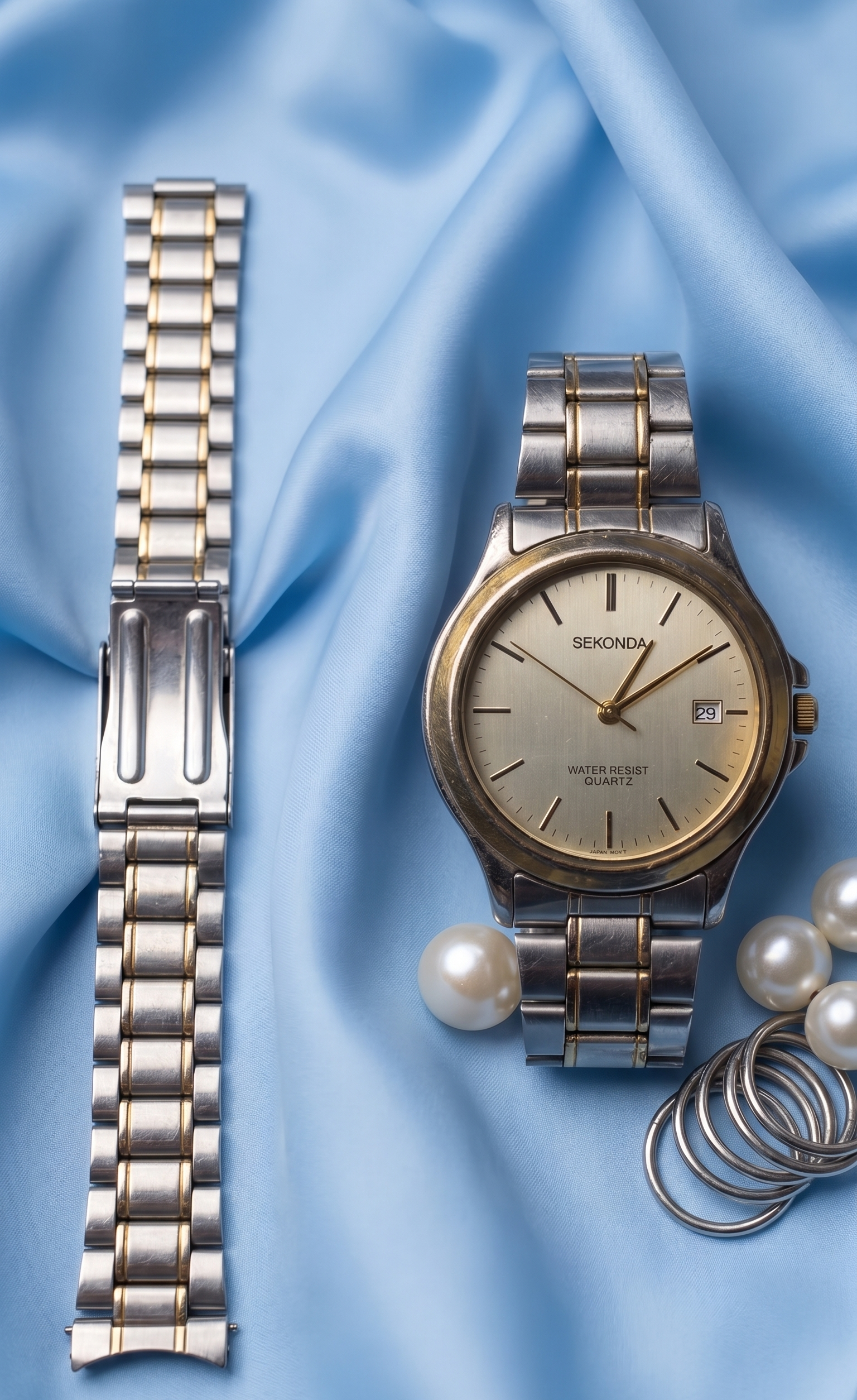 Vintage Working Two-Tone Sekonda – 56g – Day-Date Function