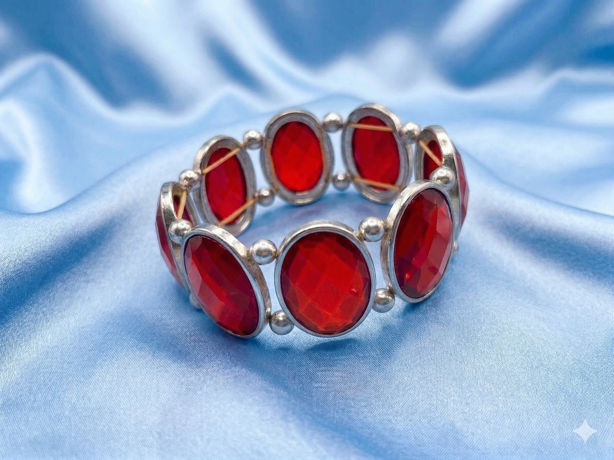 Radiant Scarlet Vintage Bracelet