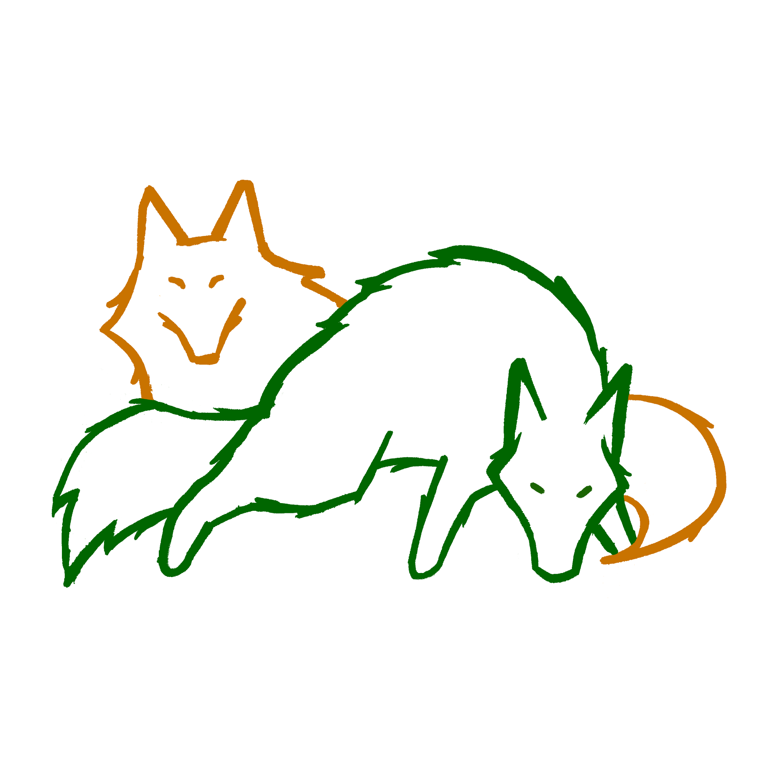 Two Wolves Tavern Brooklyn Game Store Logo