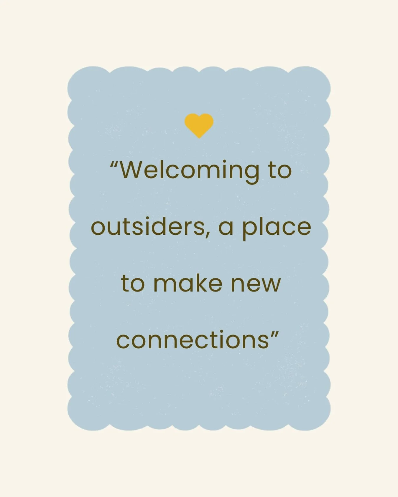 If we&rsquo;re honest, we all feel like outsiders sometimes. 

And when we begin to spend time with other outsiders, we realize quickly we have much more in common than not. 

Here&rsquo;s to finding common ground 🥳 

#ferndaleyouthcollective
#fernd