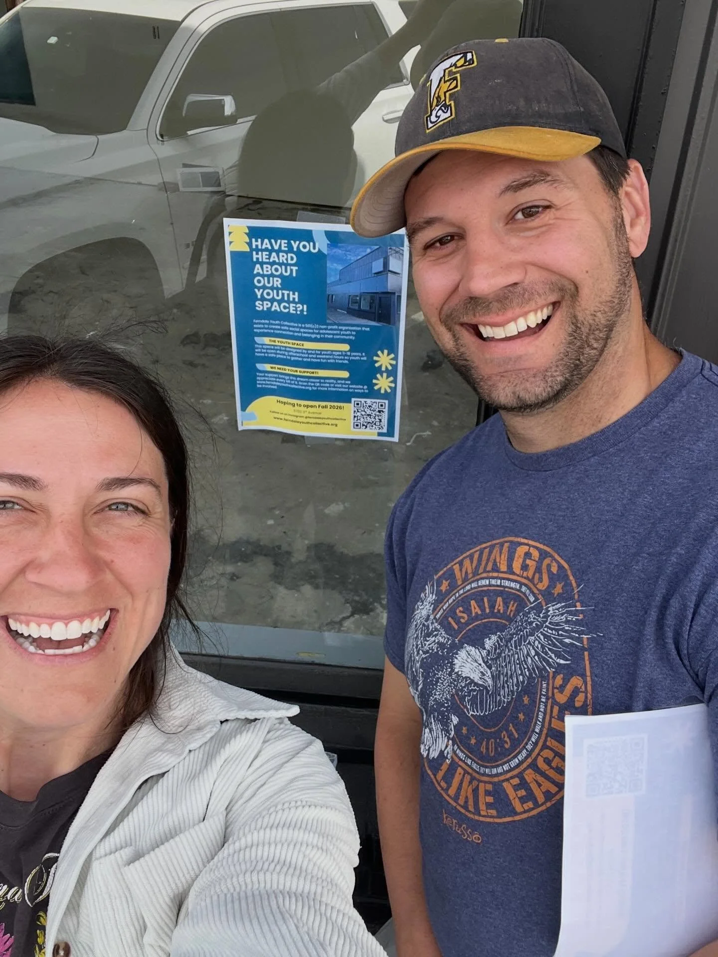 ⭐️Running around town today posting flyers for the space! Thanks to all our neighbors downtown for posting and encouraging us! ⭐️

#safespaces
#ferndalefamily
#ferndaleyouthcollective