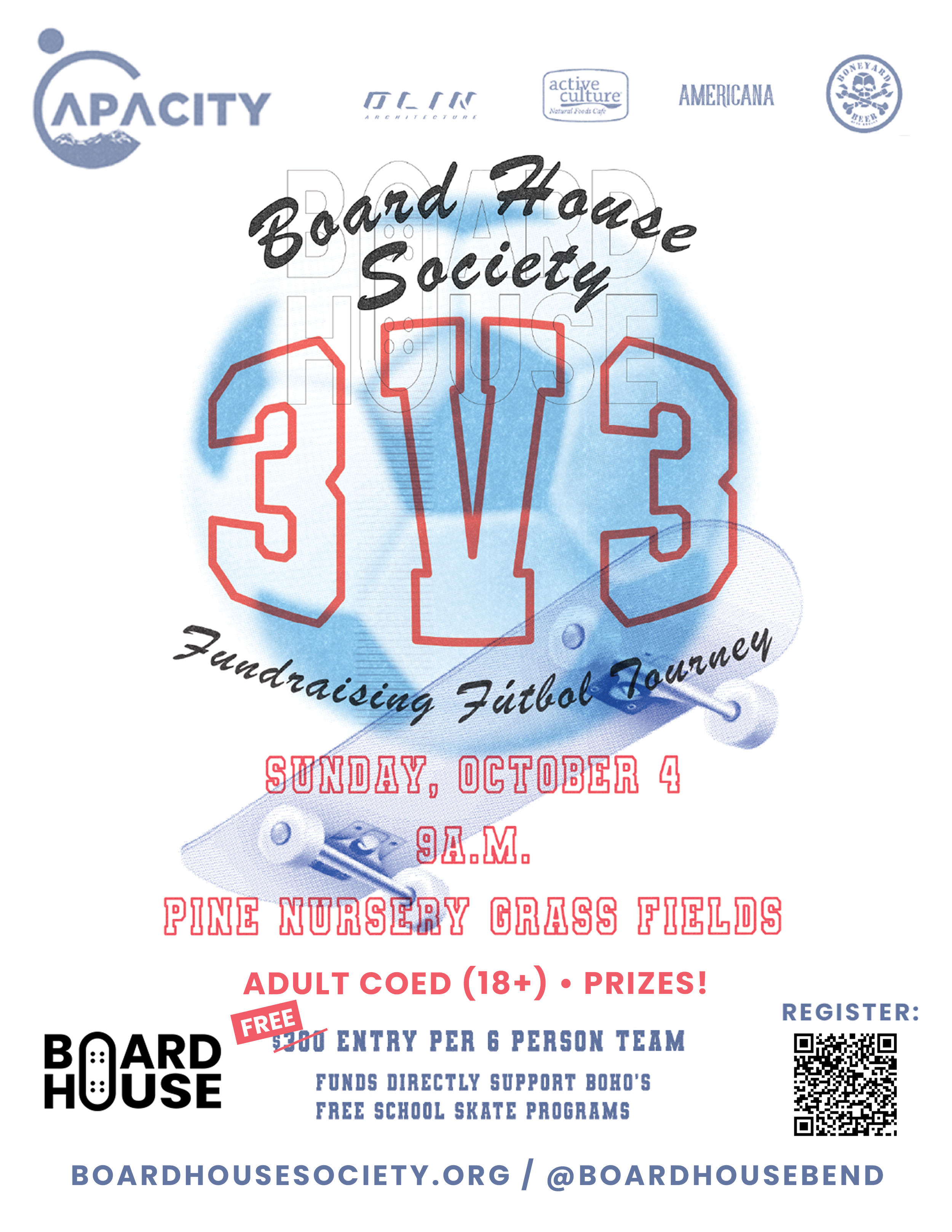 3v3 Adult Coed Futbol FUNdraiser