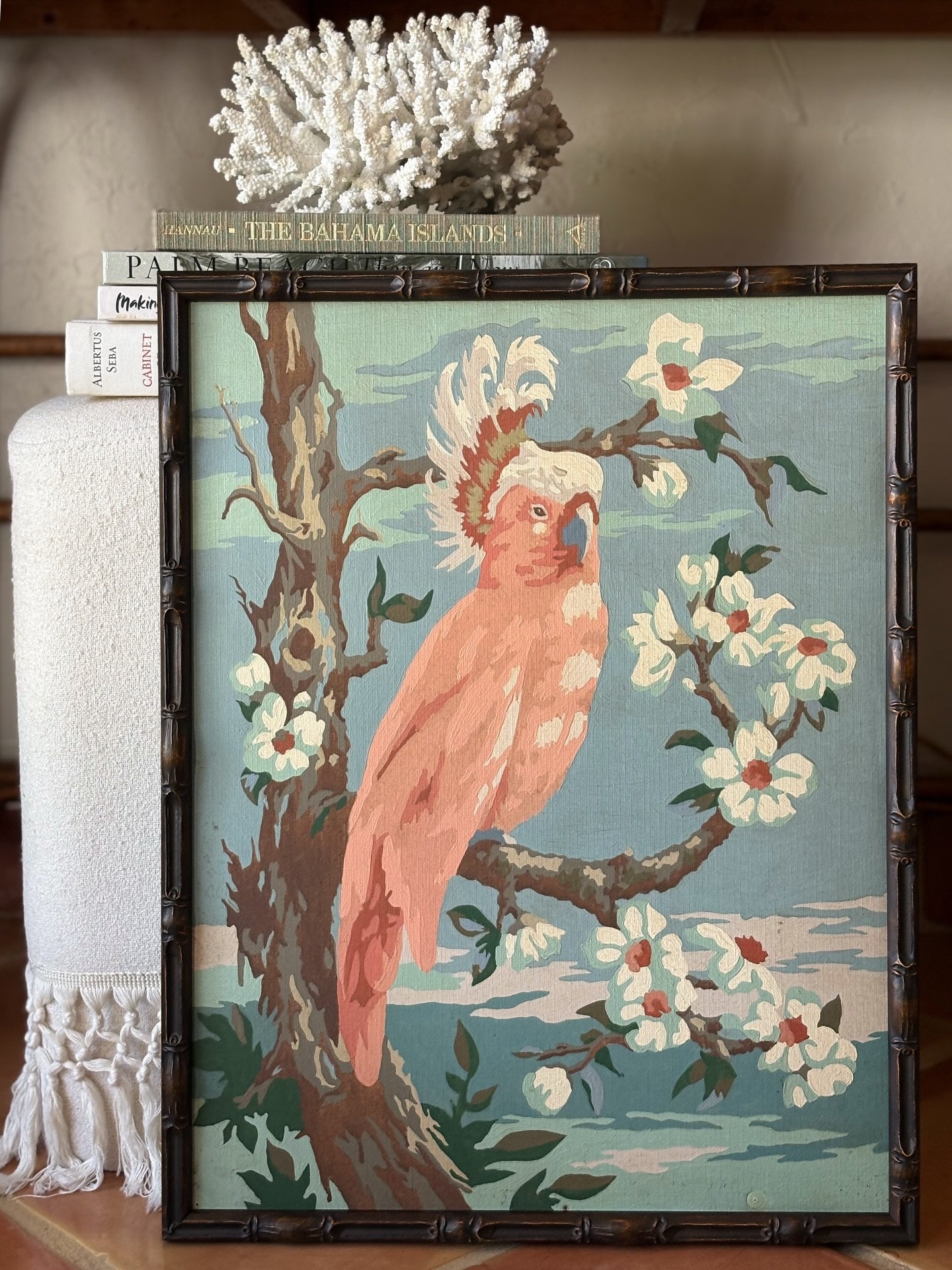 The April edit goes live tomorrow &mdash; Thursday, April 23rd at 12pm EST.

Eighteen Old Florida inspired pieces. Tortoiseshell boxes, shell-encrusted everything, vintage paint-by-numbers, majolica, framed prints, a Crespi-style compote dish.

Shop 