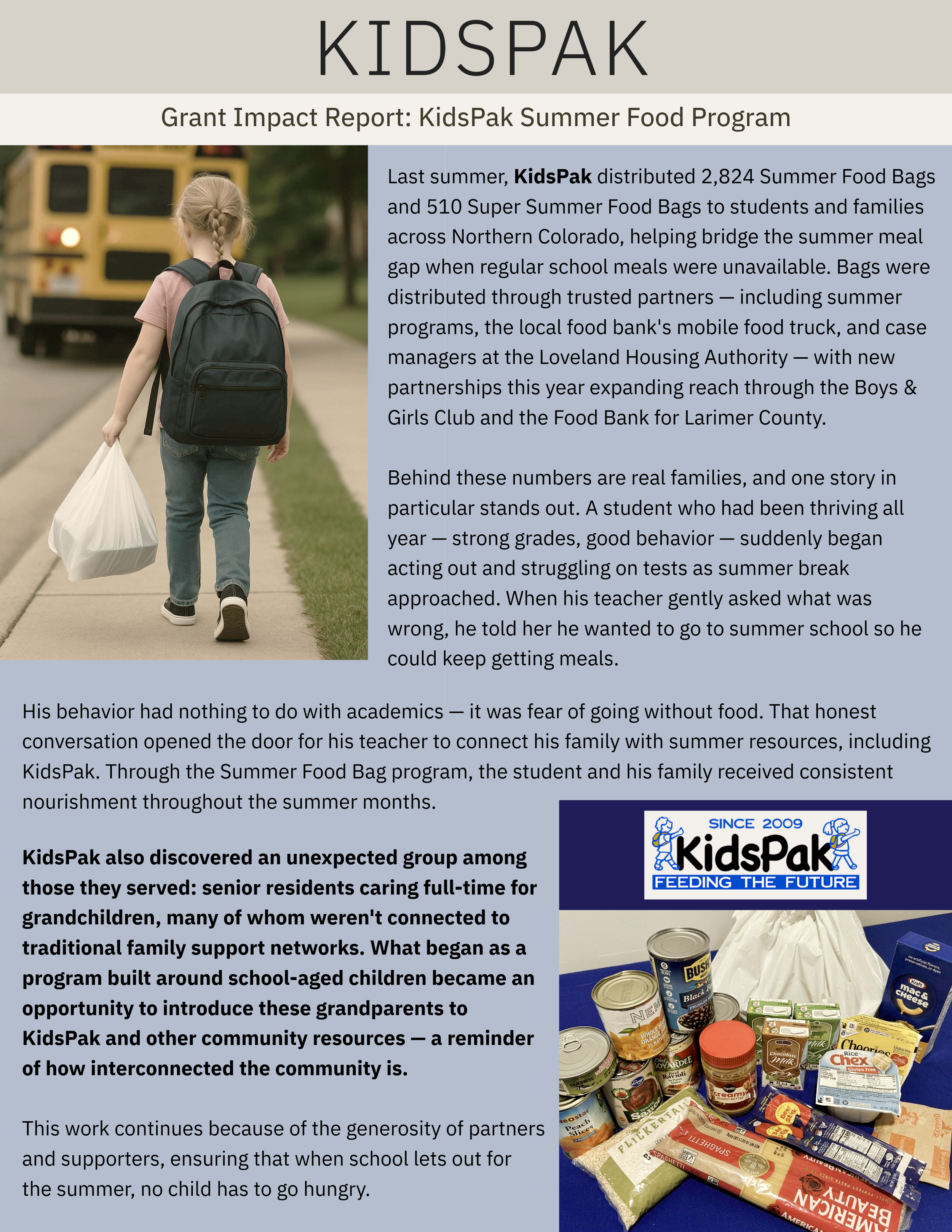 KidsPak. 2025