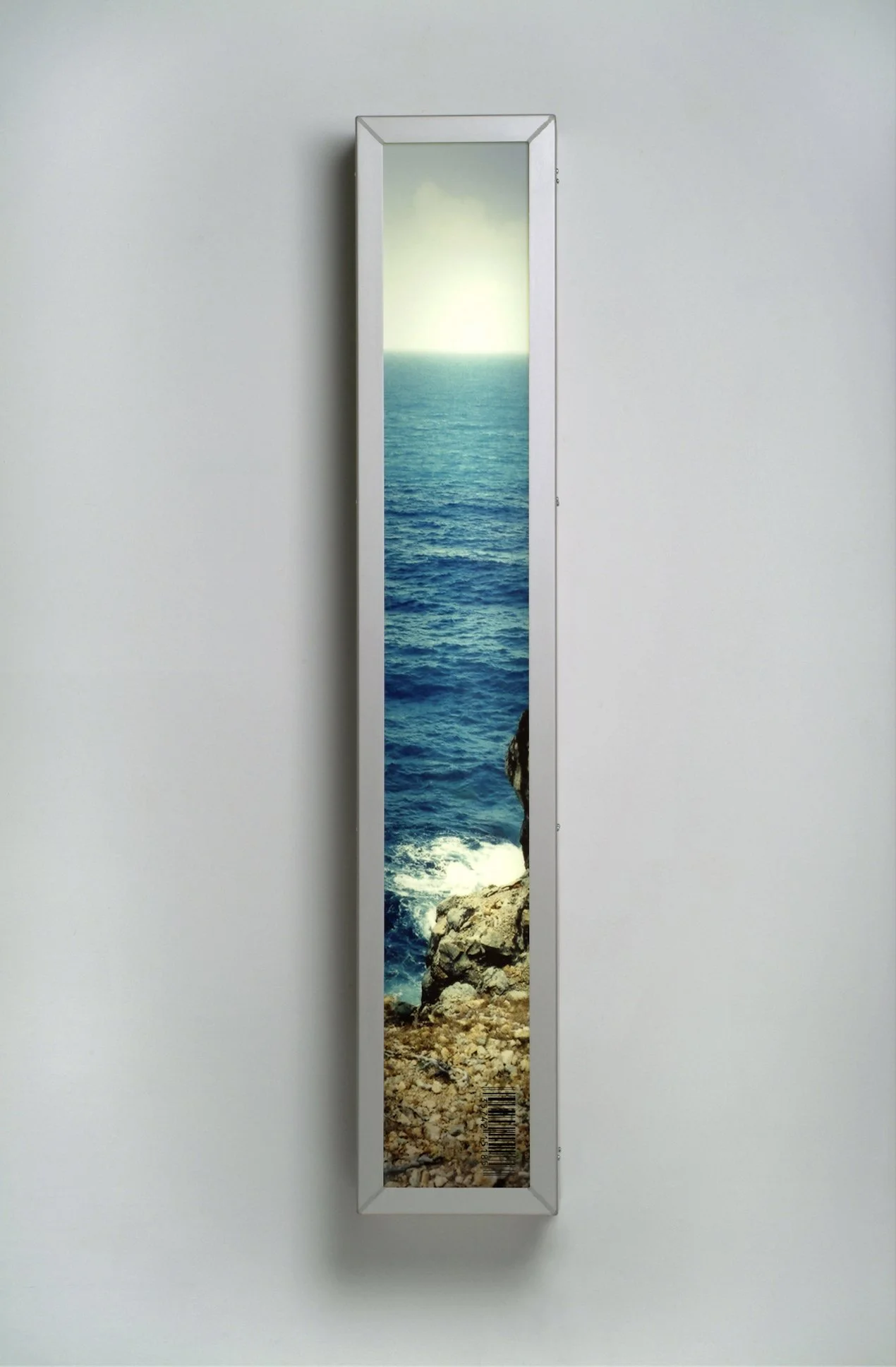 Sea Box #1 | 60" x 11" x 6" | duratrans print, anodized aluminum, light, Plexiglas