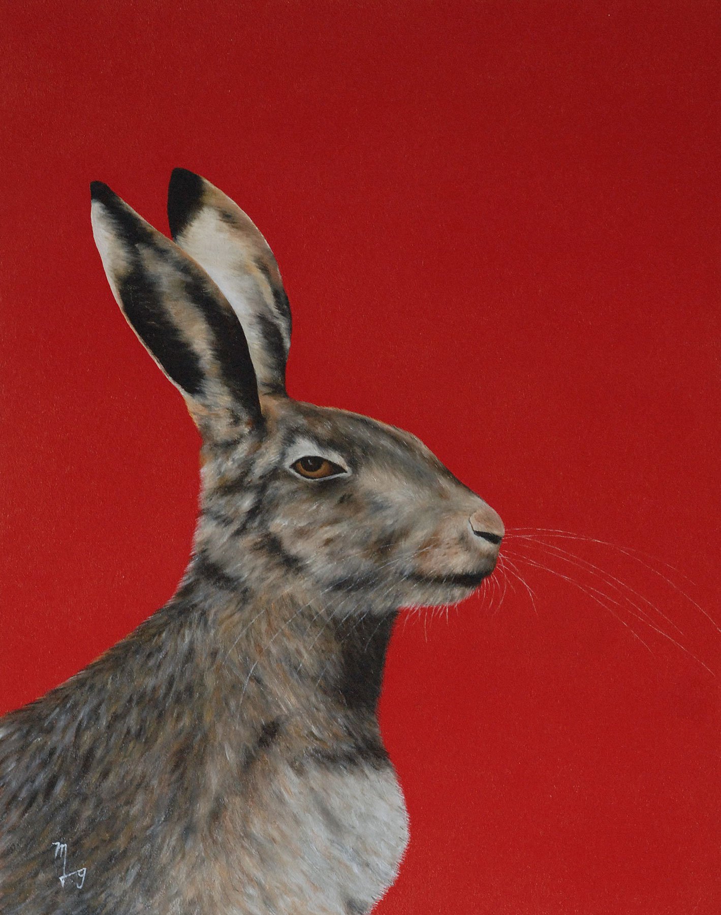 Portrait of a Rabbit (History V: A Thousand Sighs) | 13" x 10" | oil on panel