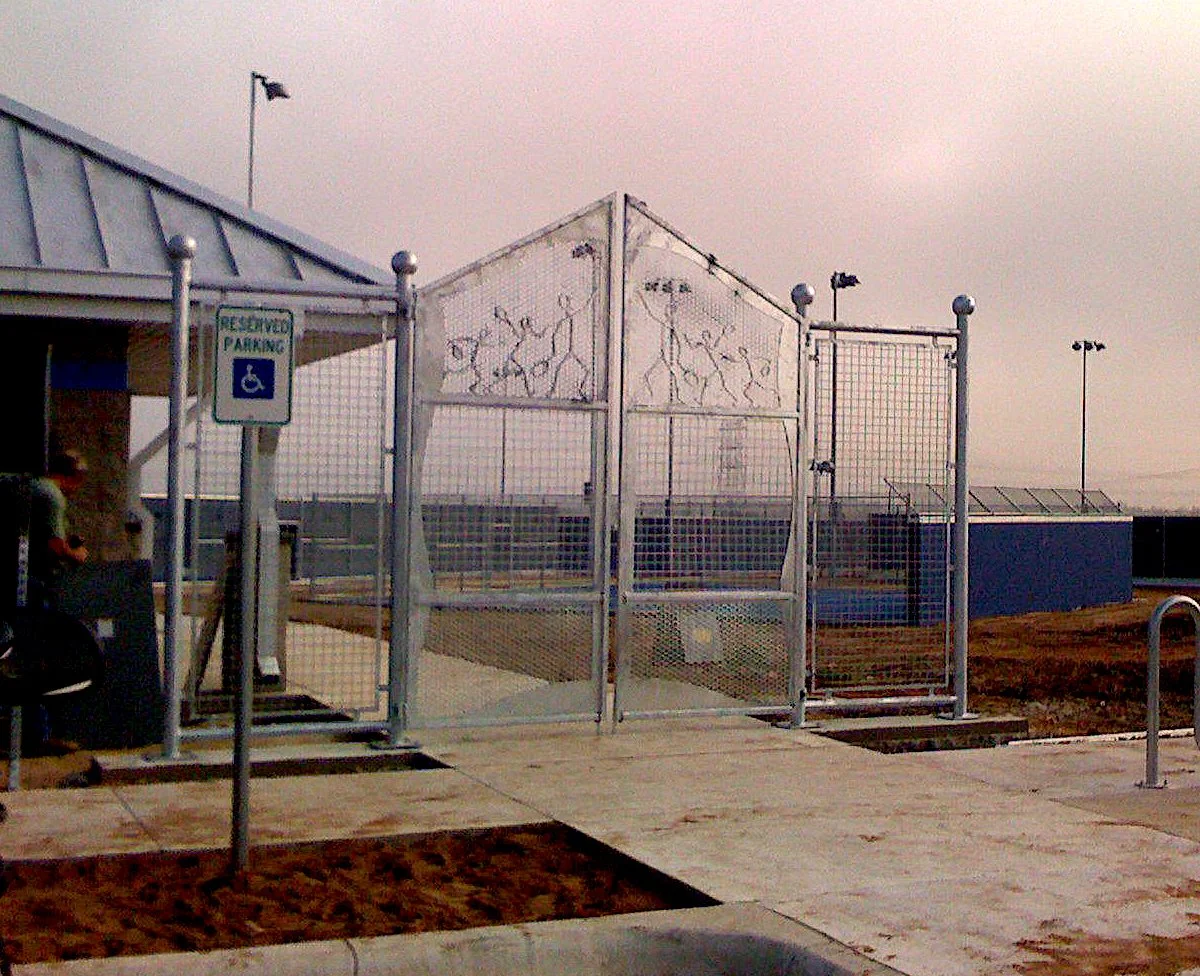 Austin Tennis Center Entrance Gate; Austin, TX