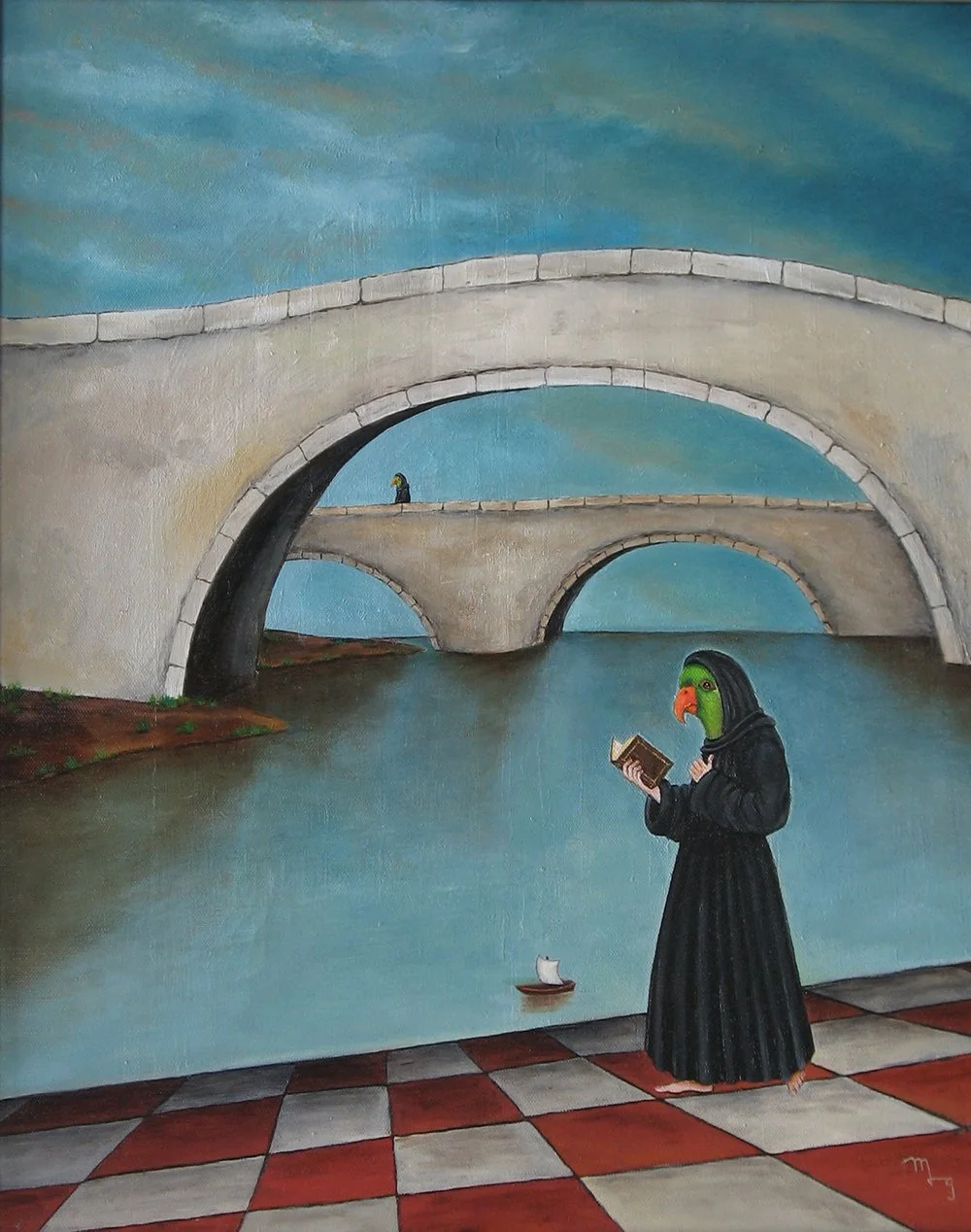 The Treasure of the Canal | 20" x 16" | oil on canvas