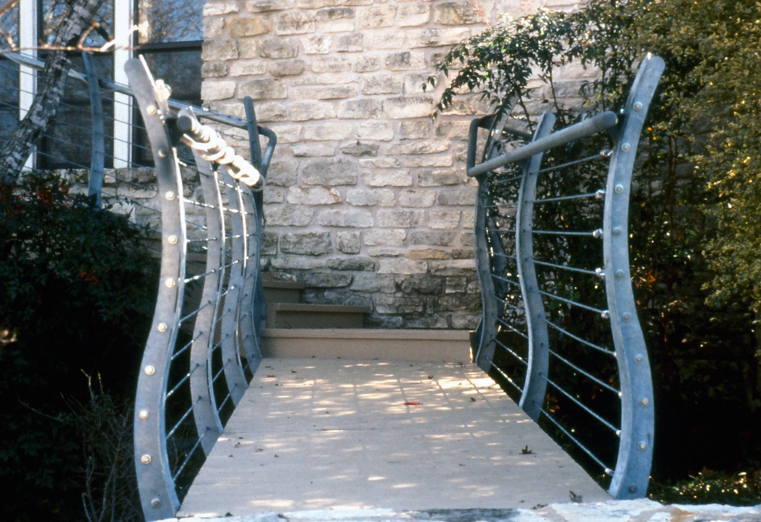 Galvanized Steel & Cable Railing, Private Residence; Austin, TX