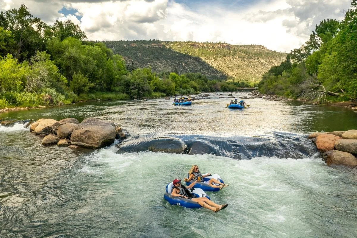 Durango river tubing Animas River