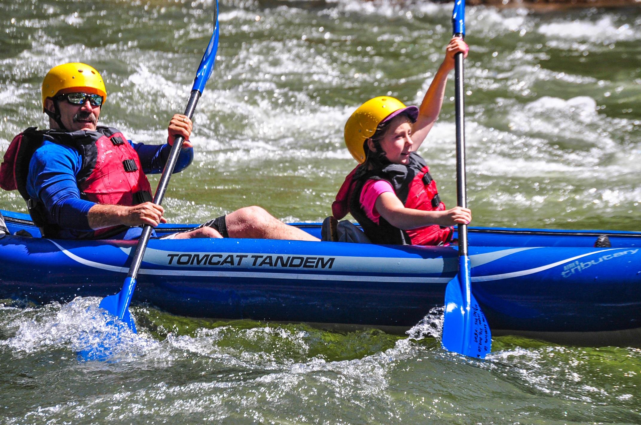 inflatable kayak Durango river
