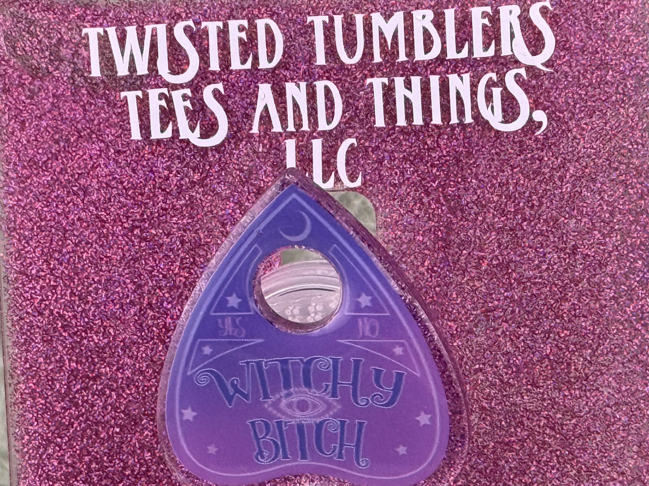 Witchy Bitch Planchette Acrylic